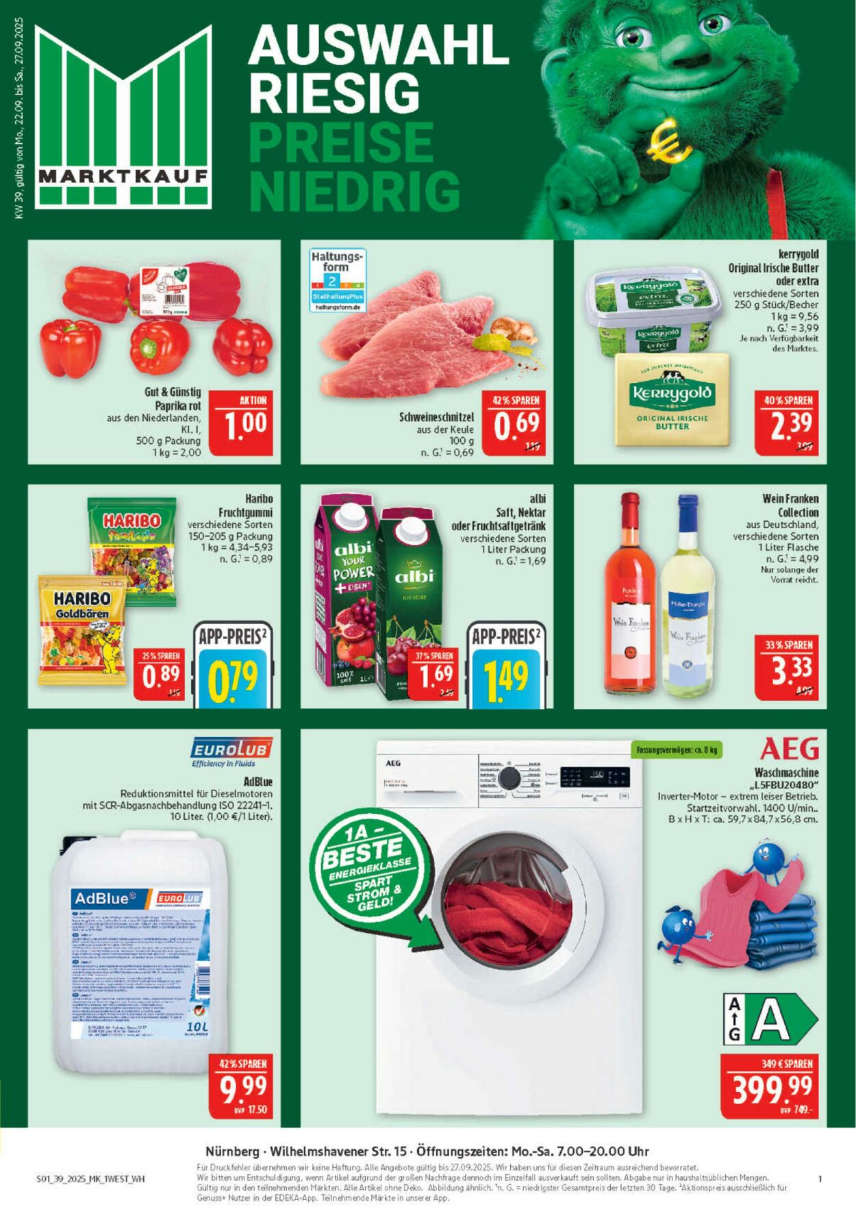 Prospekt Marktkauf 22.09.2025 - 27.09.2025