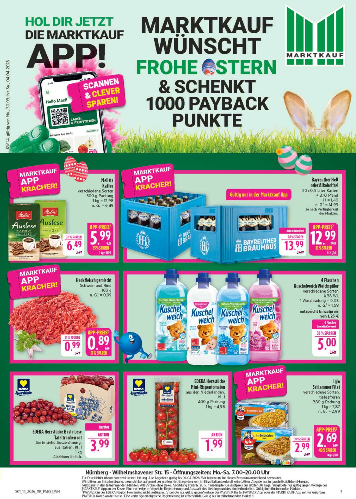Prospekt Marktkauf 30.03.2026 - 04.04.2026