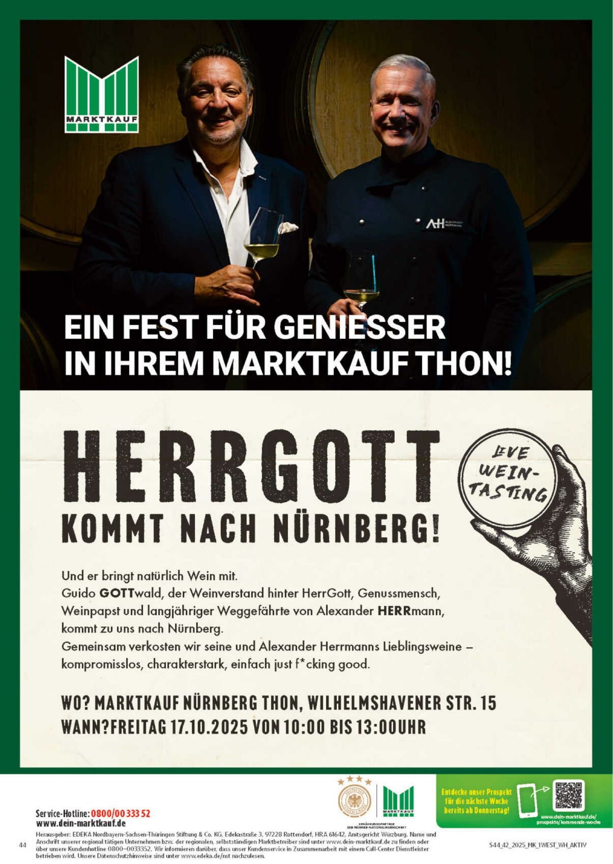 Prospekt Marktkauf 13.10.2025 - 18.10.2025