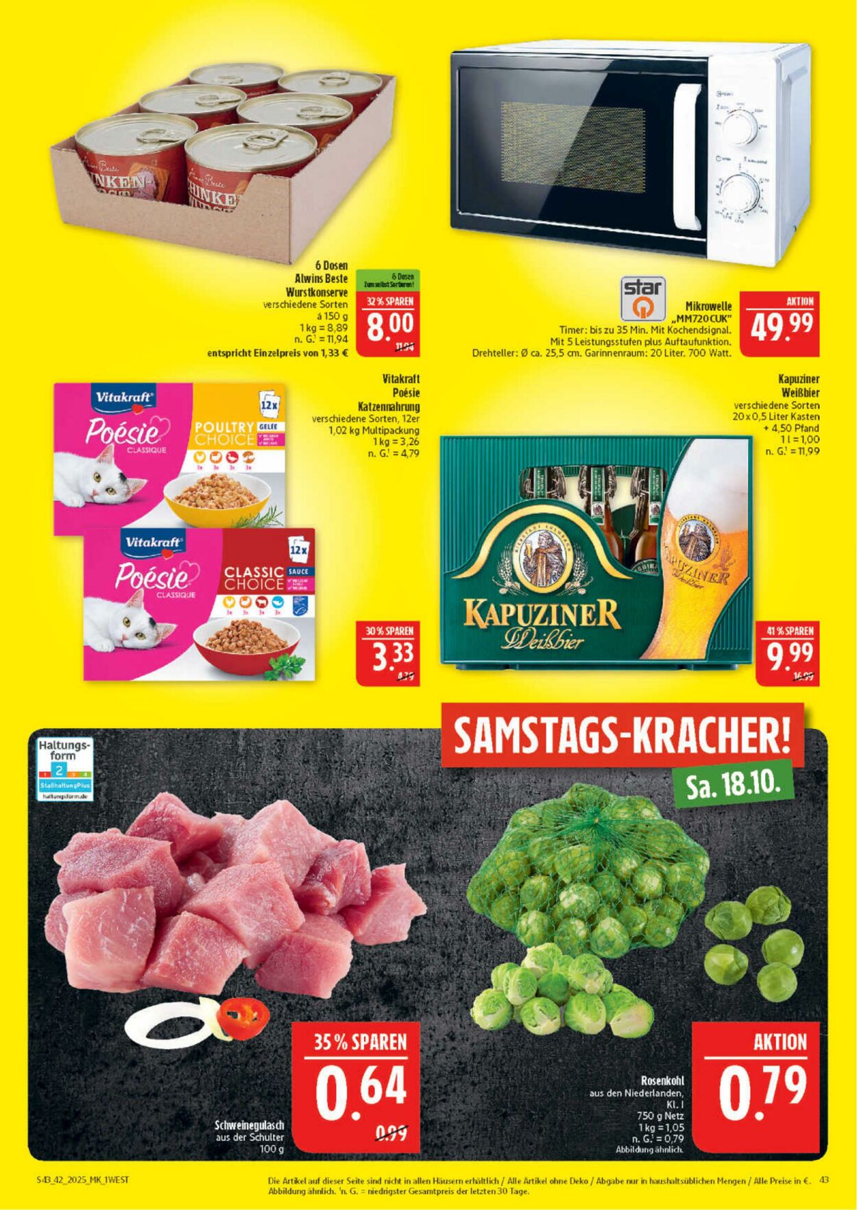 Prospekt Marktkauf 13.10.2025 - 18.10.2025
