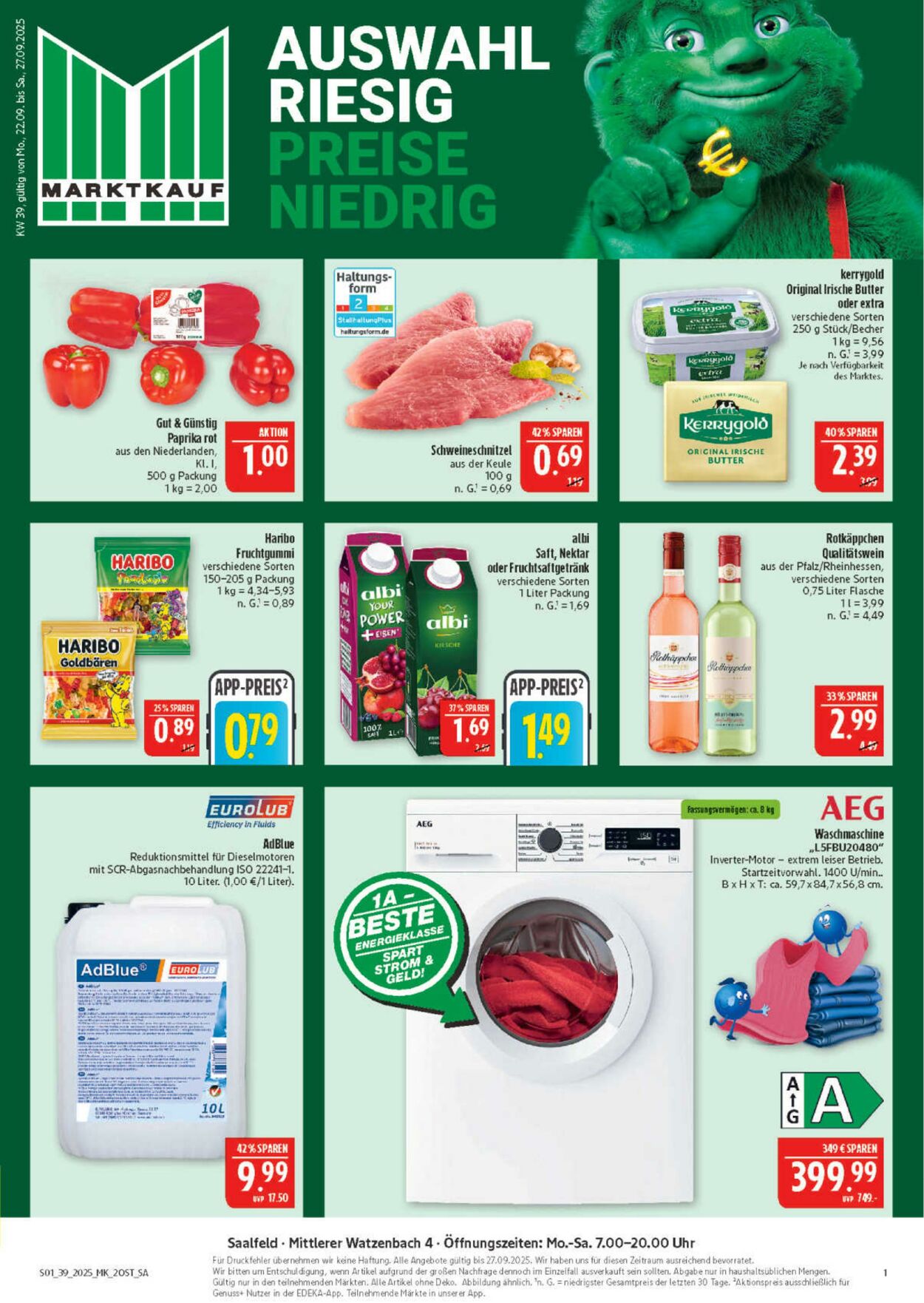 Prospekt Marktkauf 22.09.2025 - 27.09.2025
