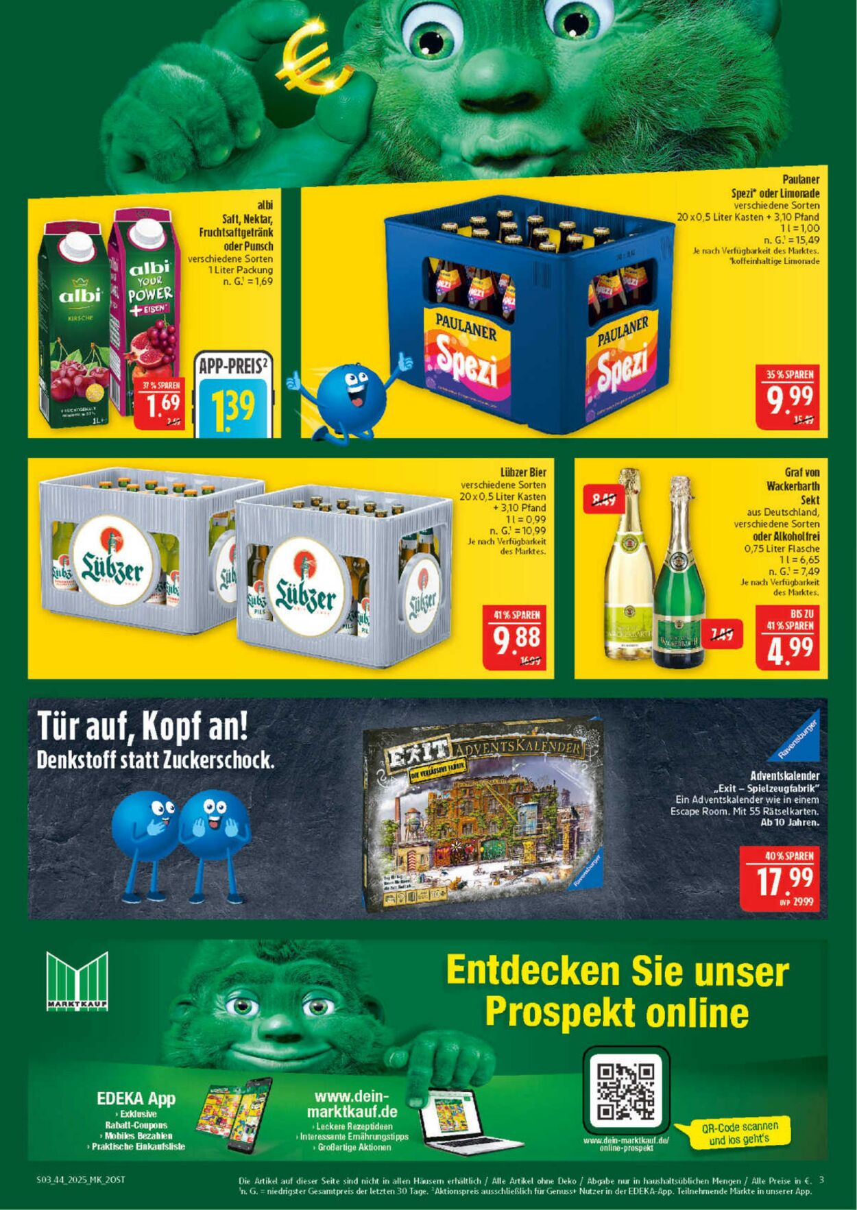 Prospekt Marktkauf 27.10.2025 - 31.10.2025