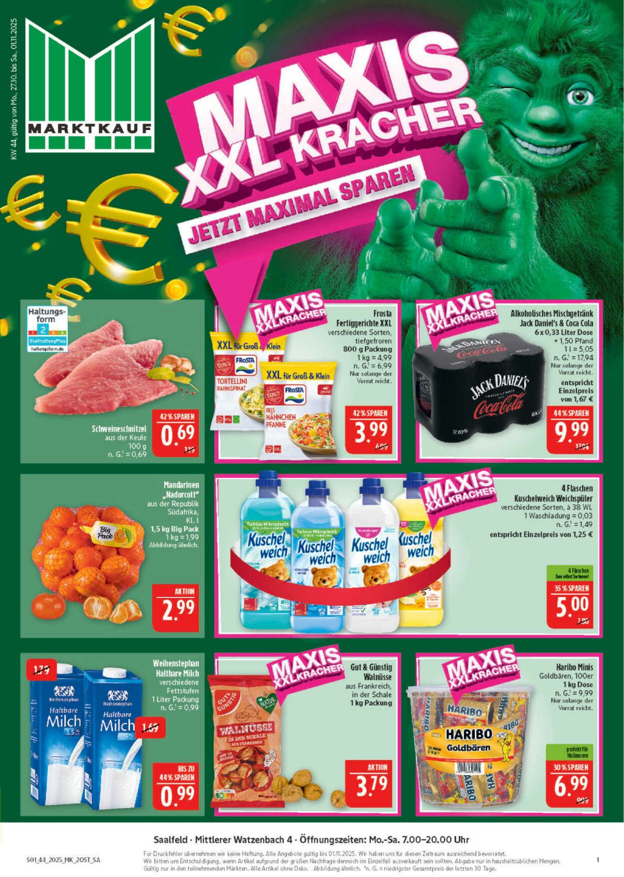 Prospekt Marktkauf 27.10.2025 - 31.10.2025