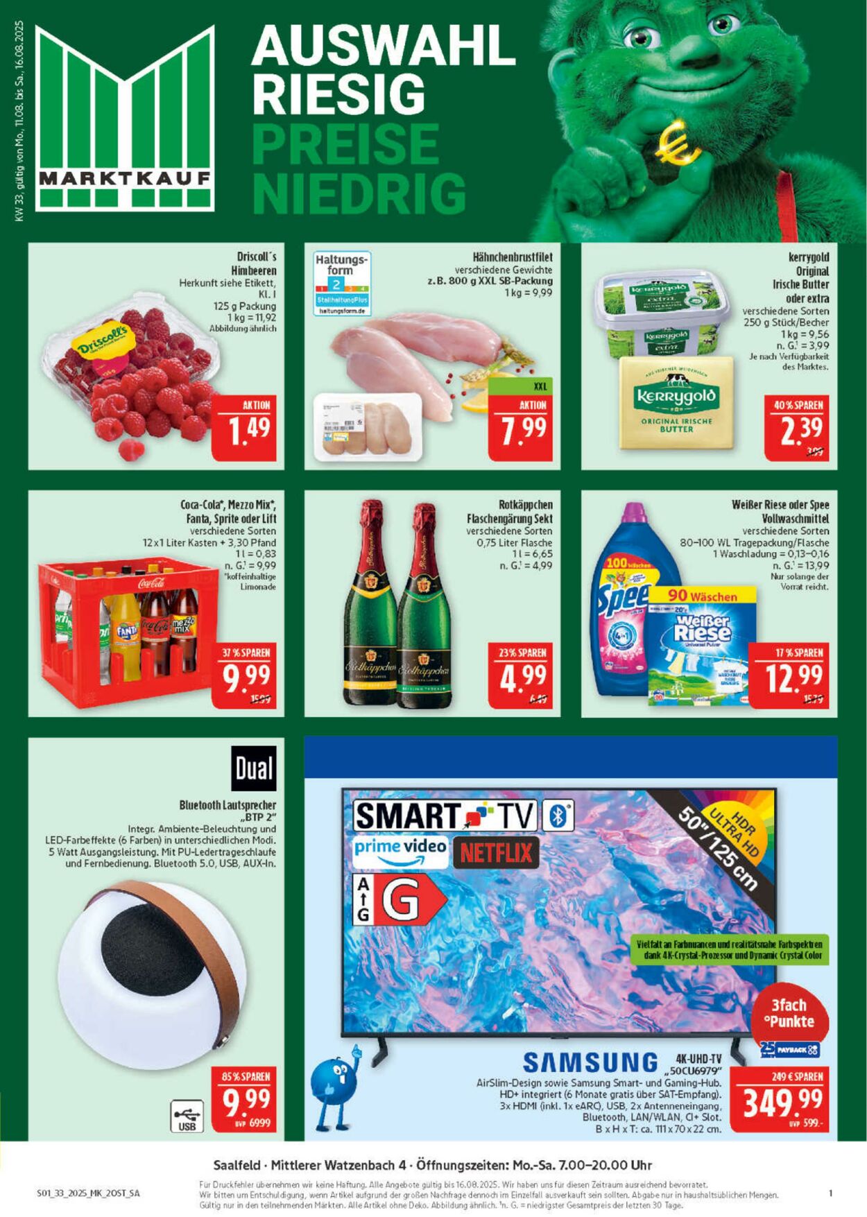 Prospekt Marktkauf 11.08.2025 - 16.08.2025