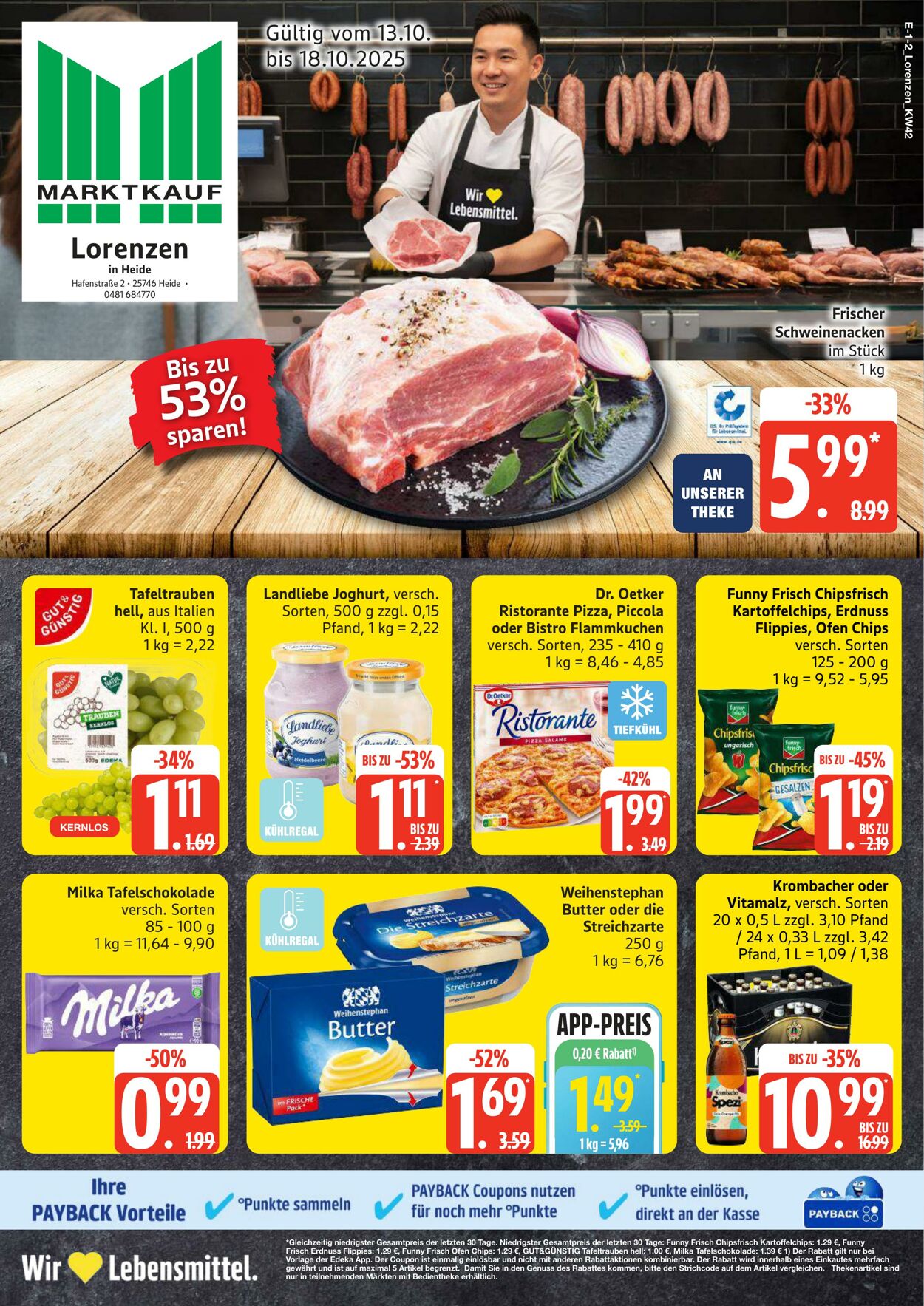 Prospekt Marktkauf 13.10.2025 - 18.10.2025