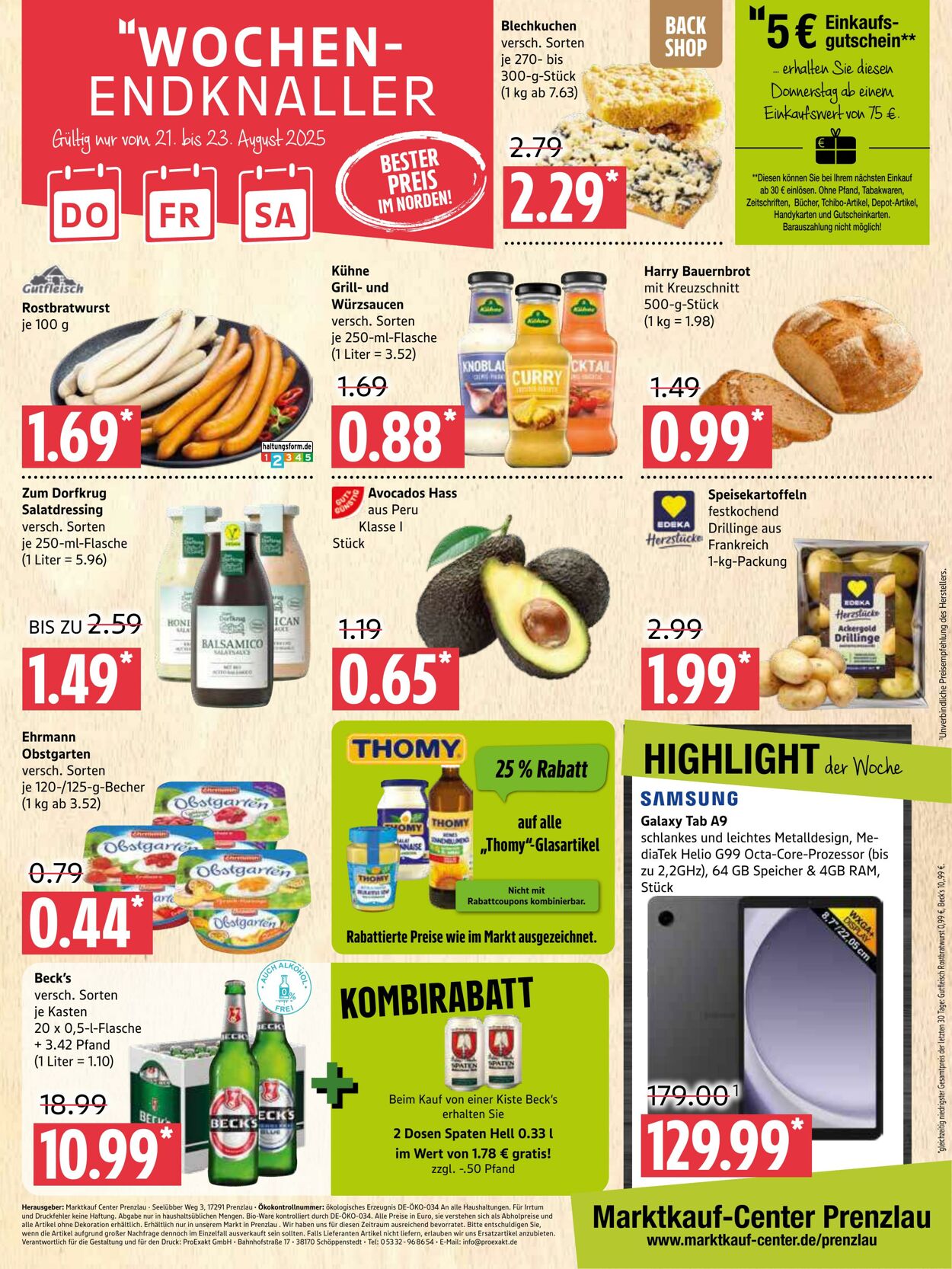 Prospekt Marktkauf 25.08.2025 - 30.08.2025