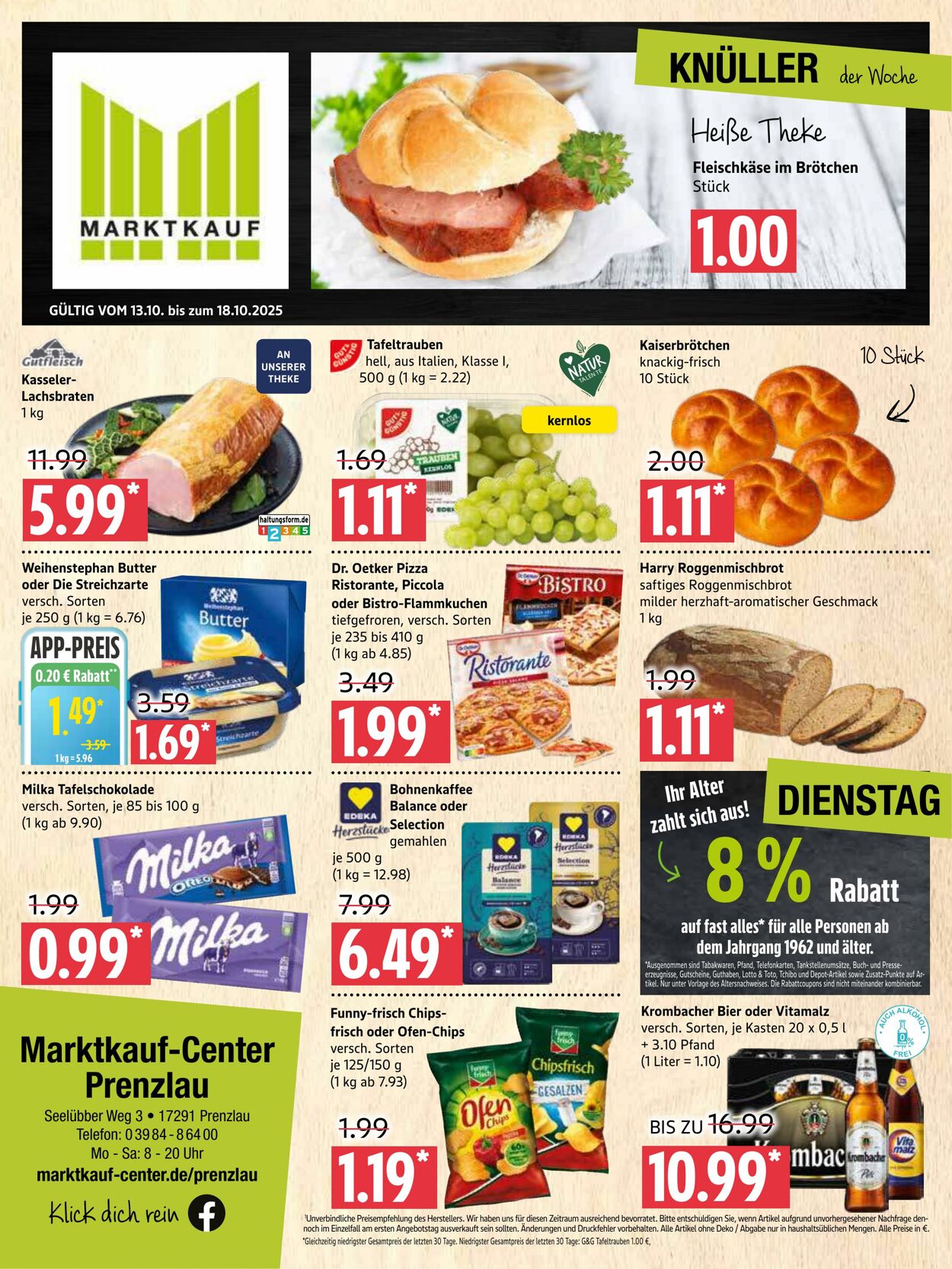 Prospekt Marktkauf 13.10.2025 - 18.10.2025
