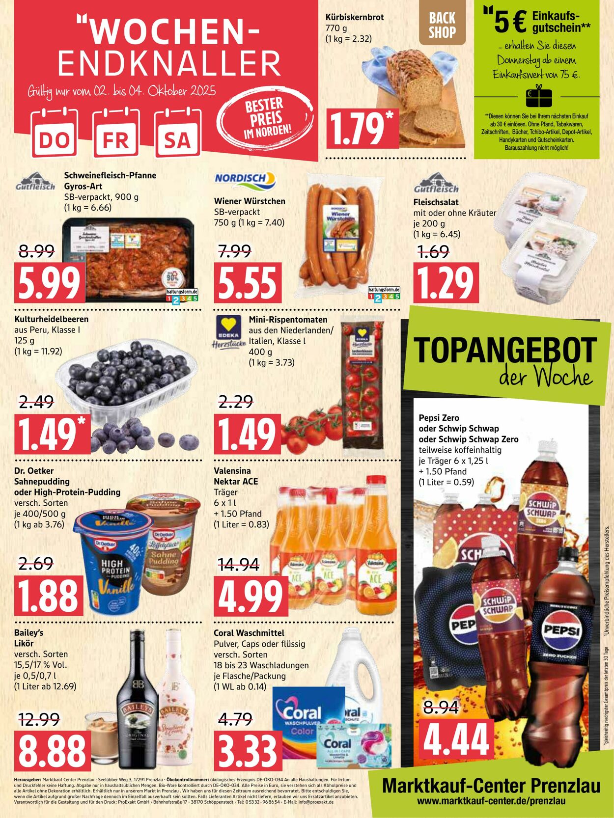 Prospekt Marktkauf 29.09.2025 - 04.10.2025