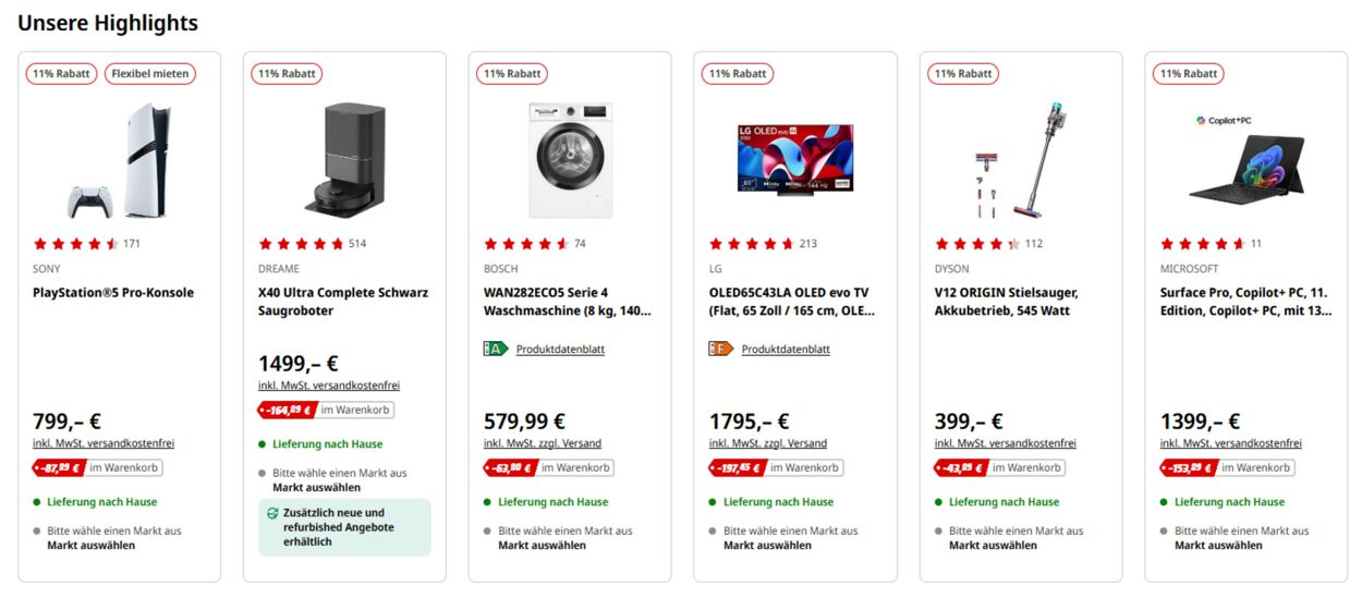 Prospekt Media Markt 02.01.2025 - 11.01.2025