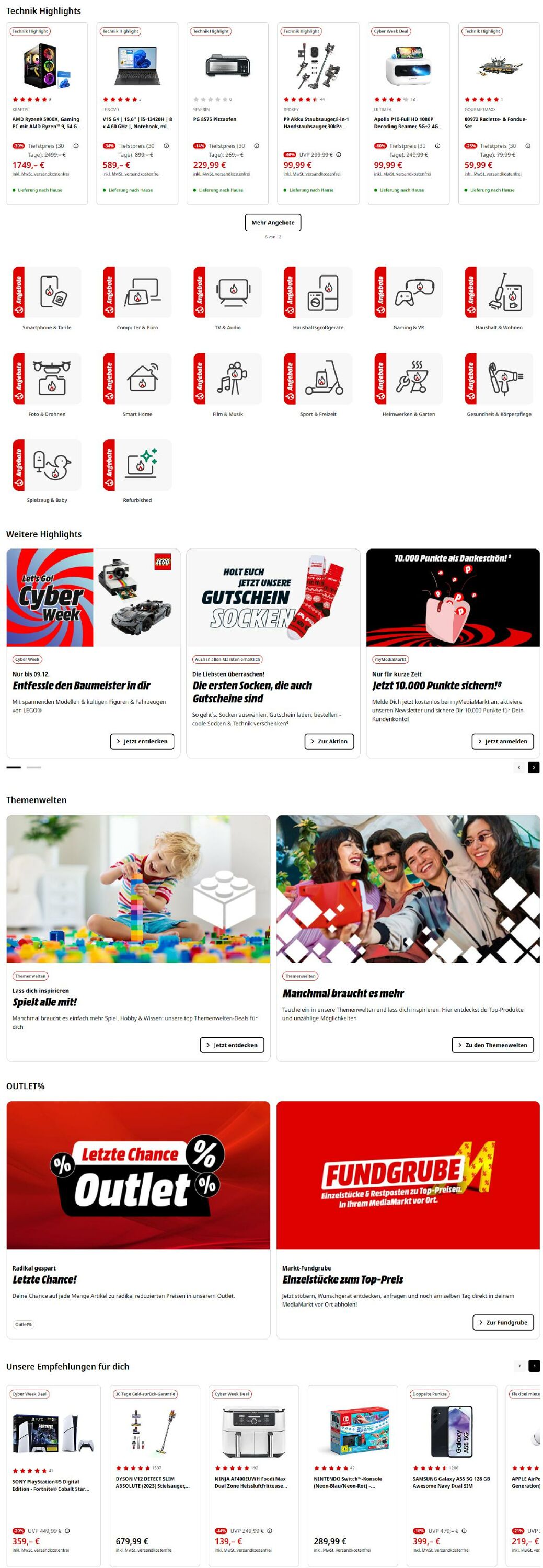 Prospekt Media Markt 03.12.2024 - 10.12.2024