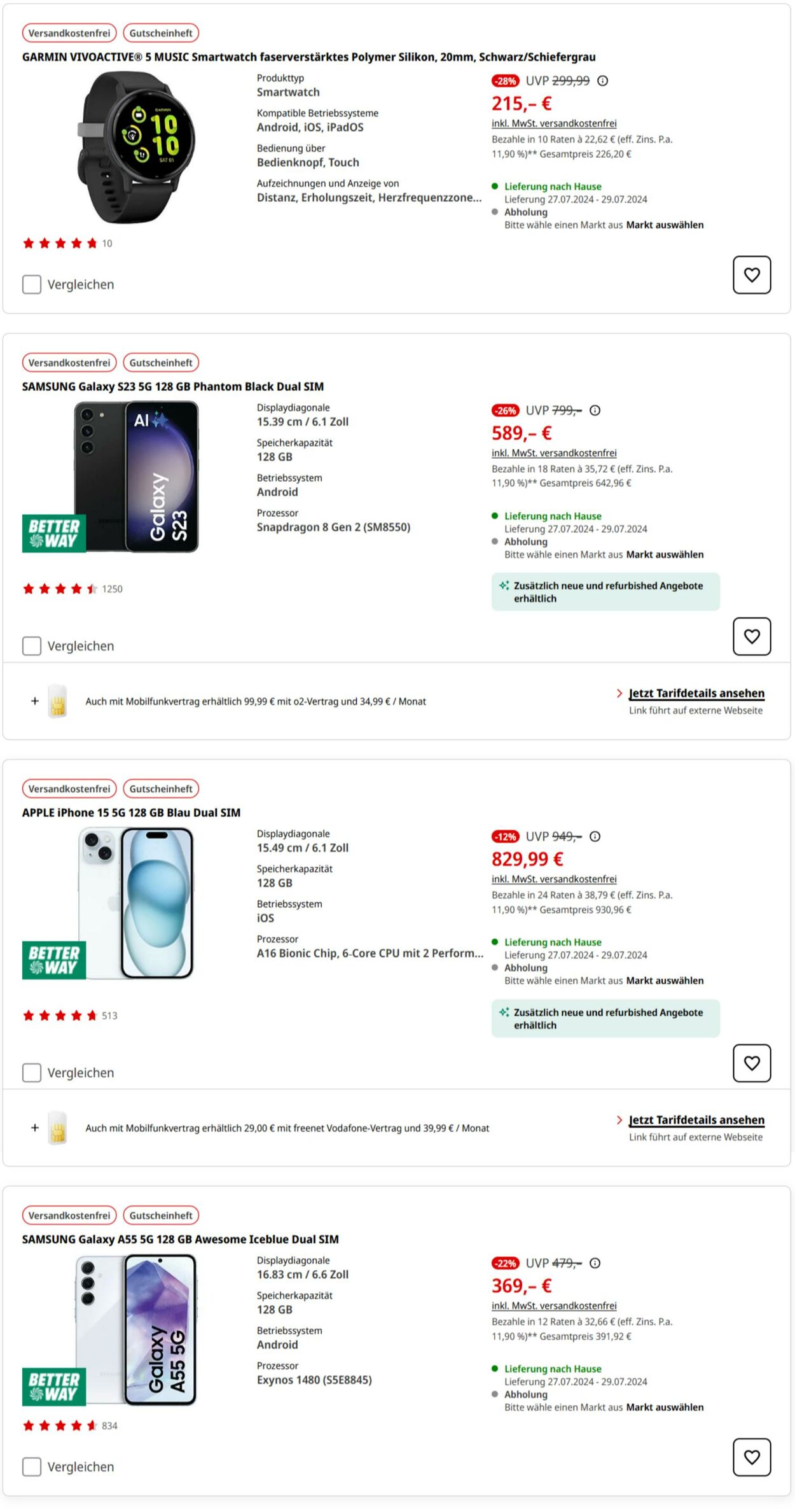 Prospekt Media Markt 26.07.2024 - 09.08.2024