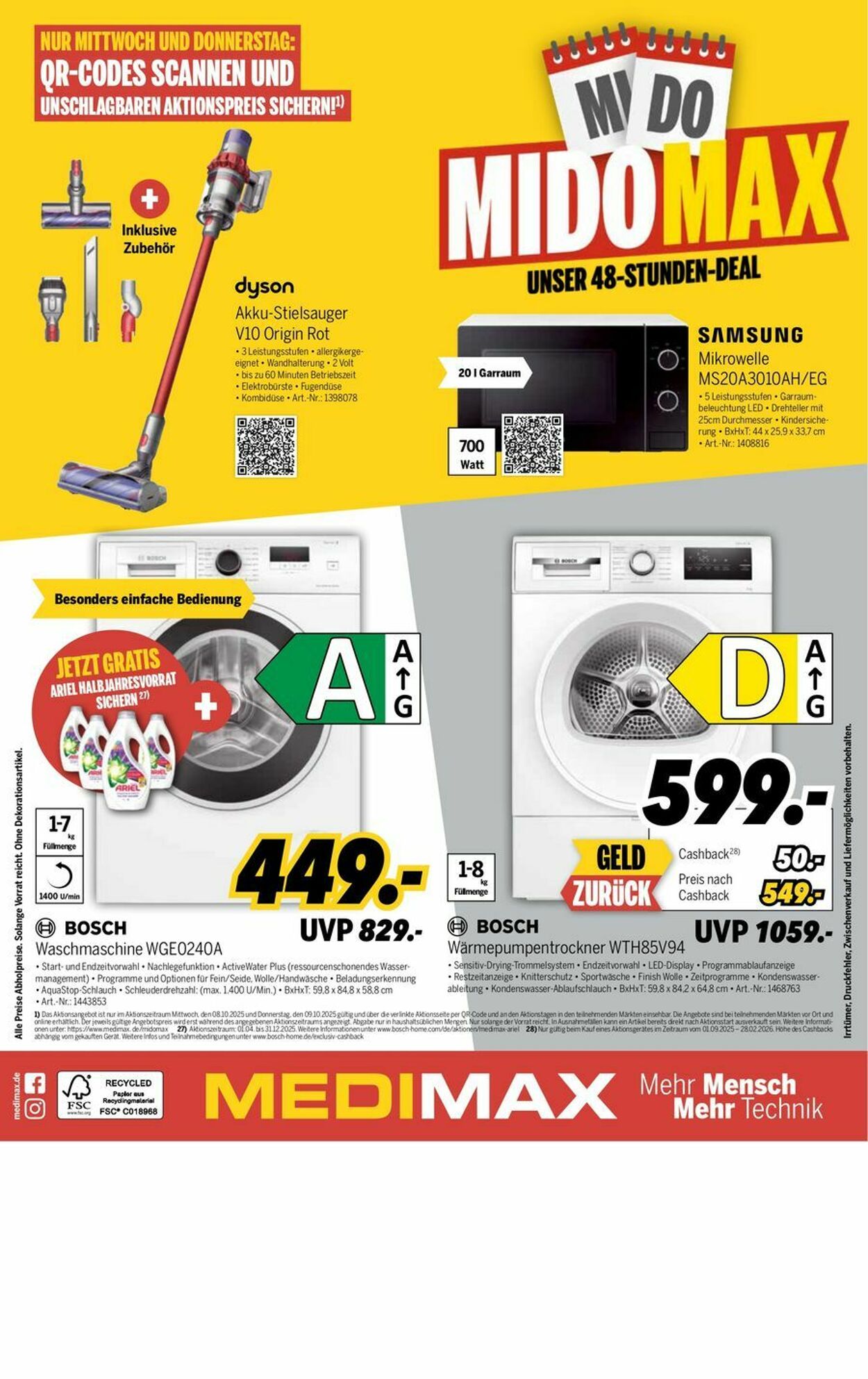 Prospekt Medimax 09.10.2025 - 23.10.2025