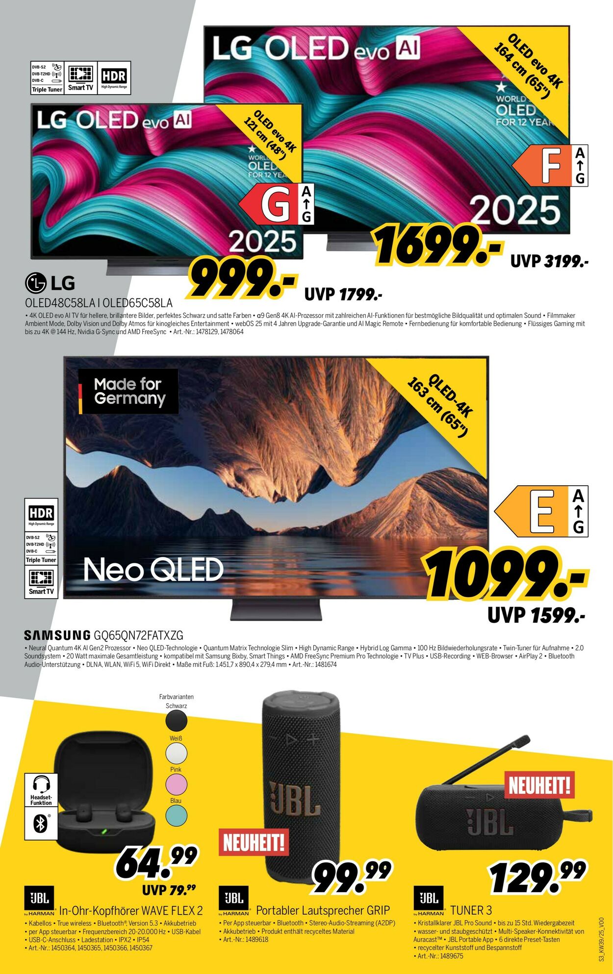 Prospekt Medimax 19.09.2025 - 03.10.2025