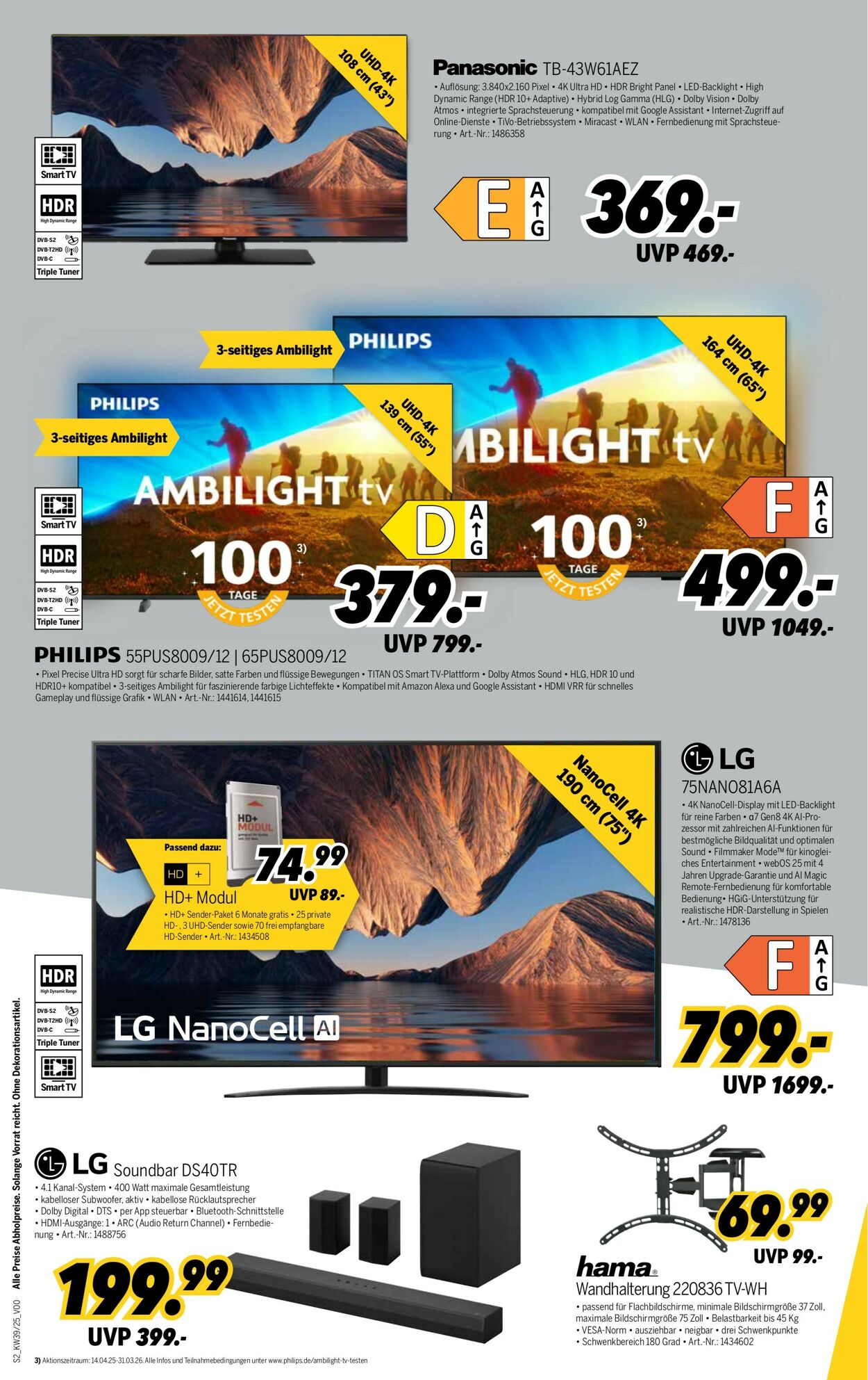 Prospekt Medimax 19.09.2025 - 03.10.2025