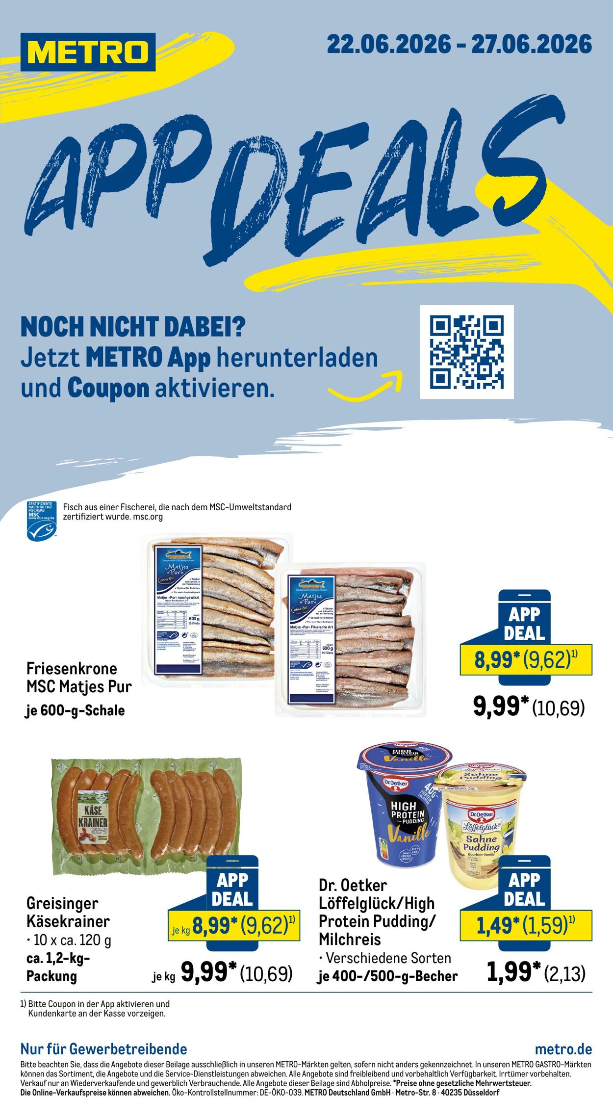 Metro Wöchentliche Prospekte