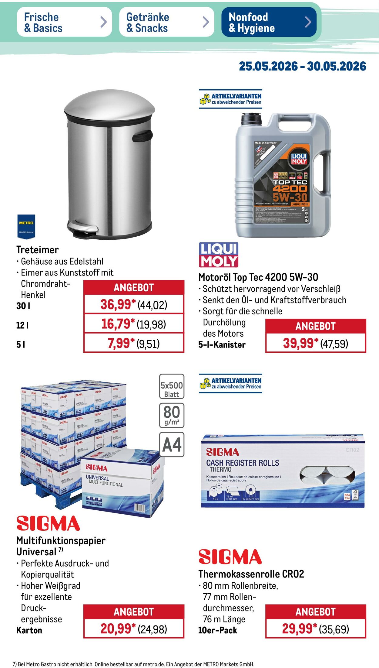 Prospekt Metro 25.05.2026 - 30.05.2026