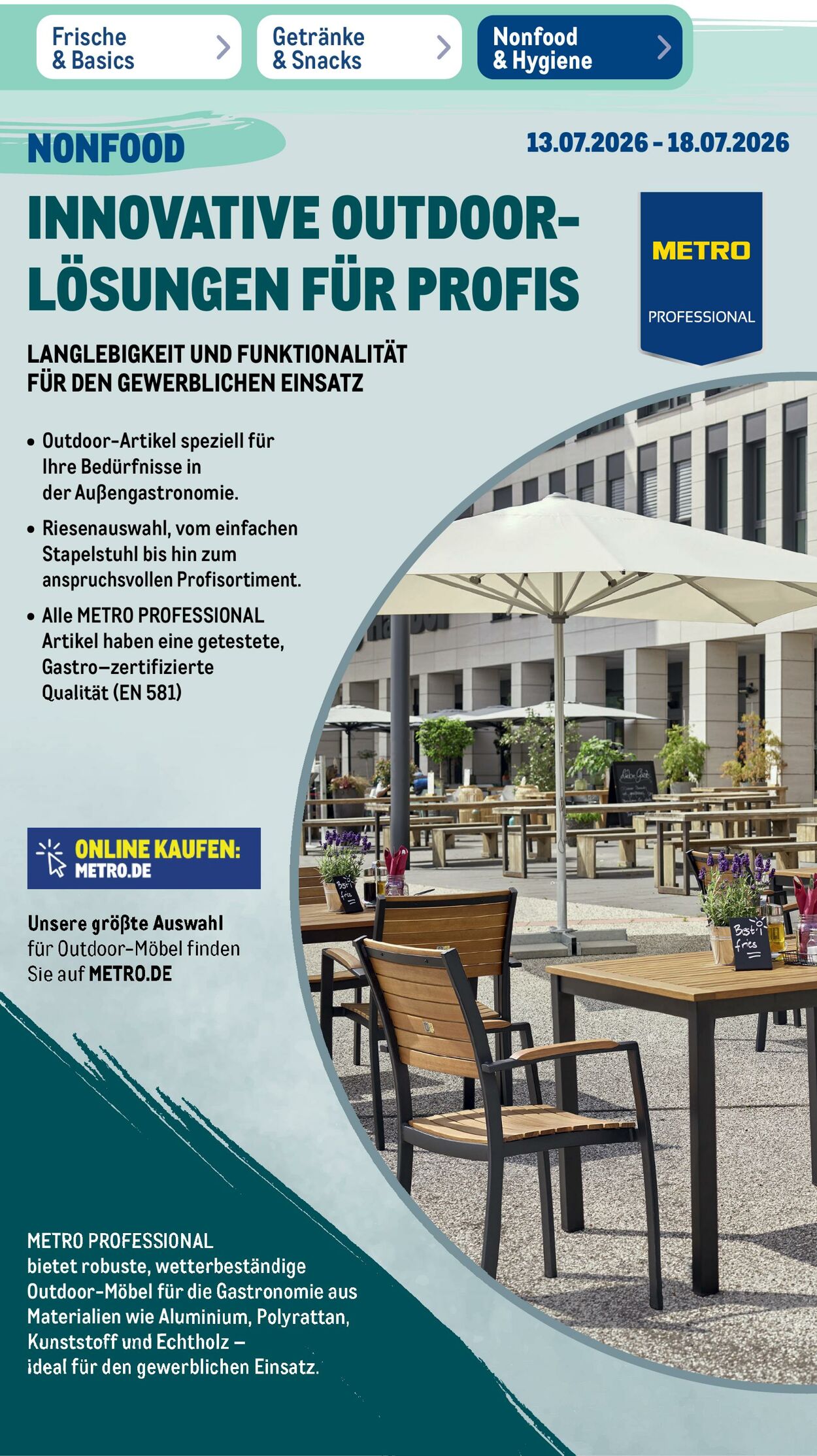 Prospekt Metro 13.07.2026 - 18.07.2026