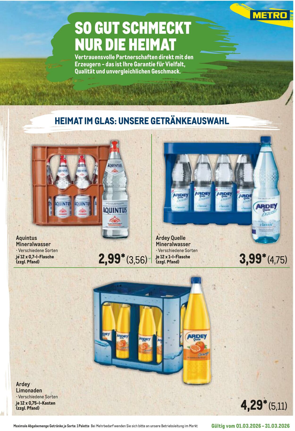 Prospekt Metro 01.03.2026 - 31.03.2026