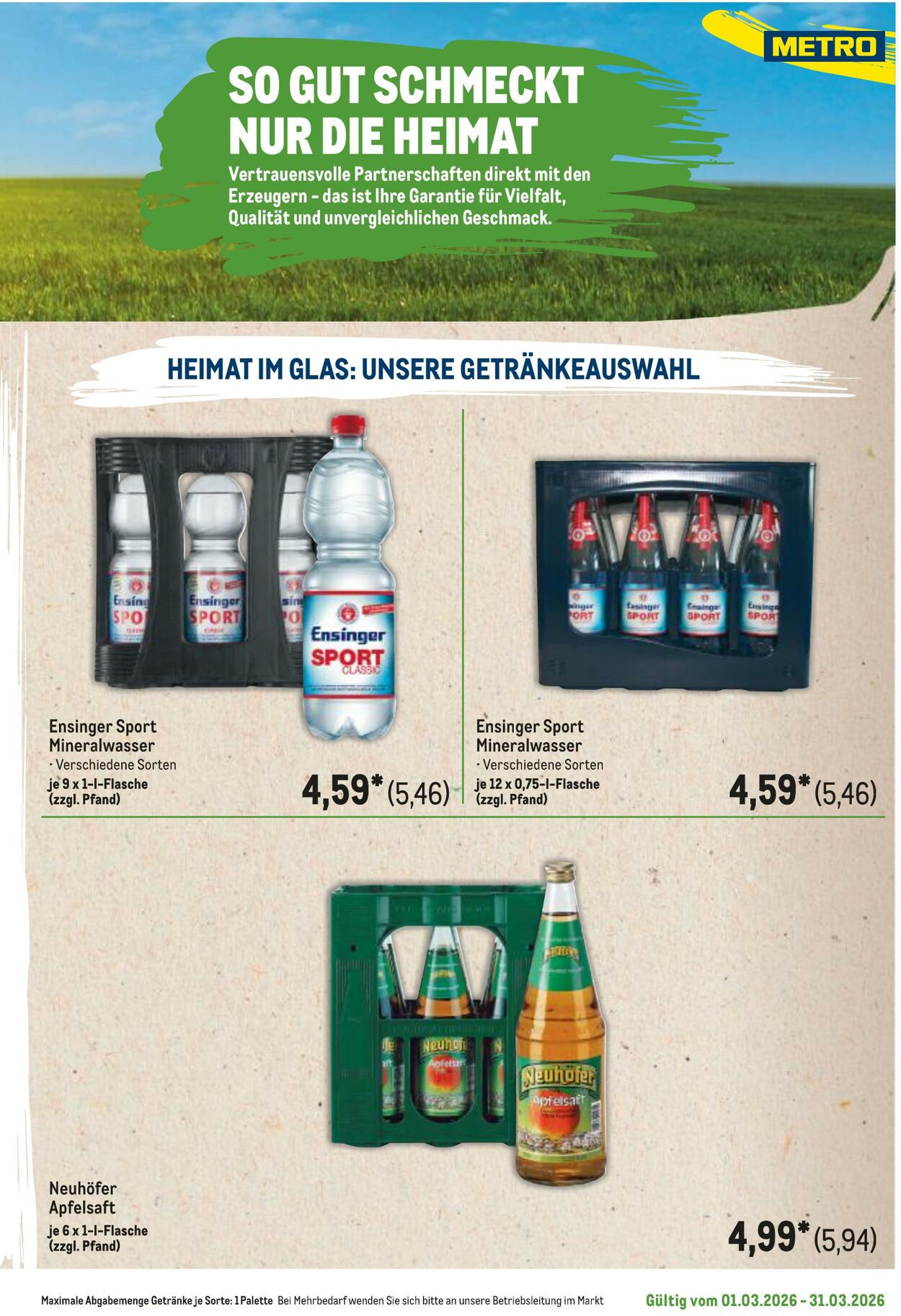 Prospekt Metro 01.03.2026 - 31.03.2026