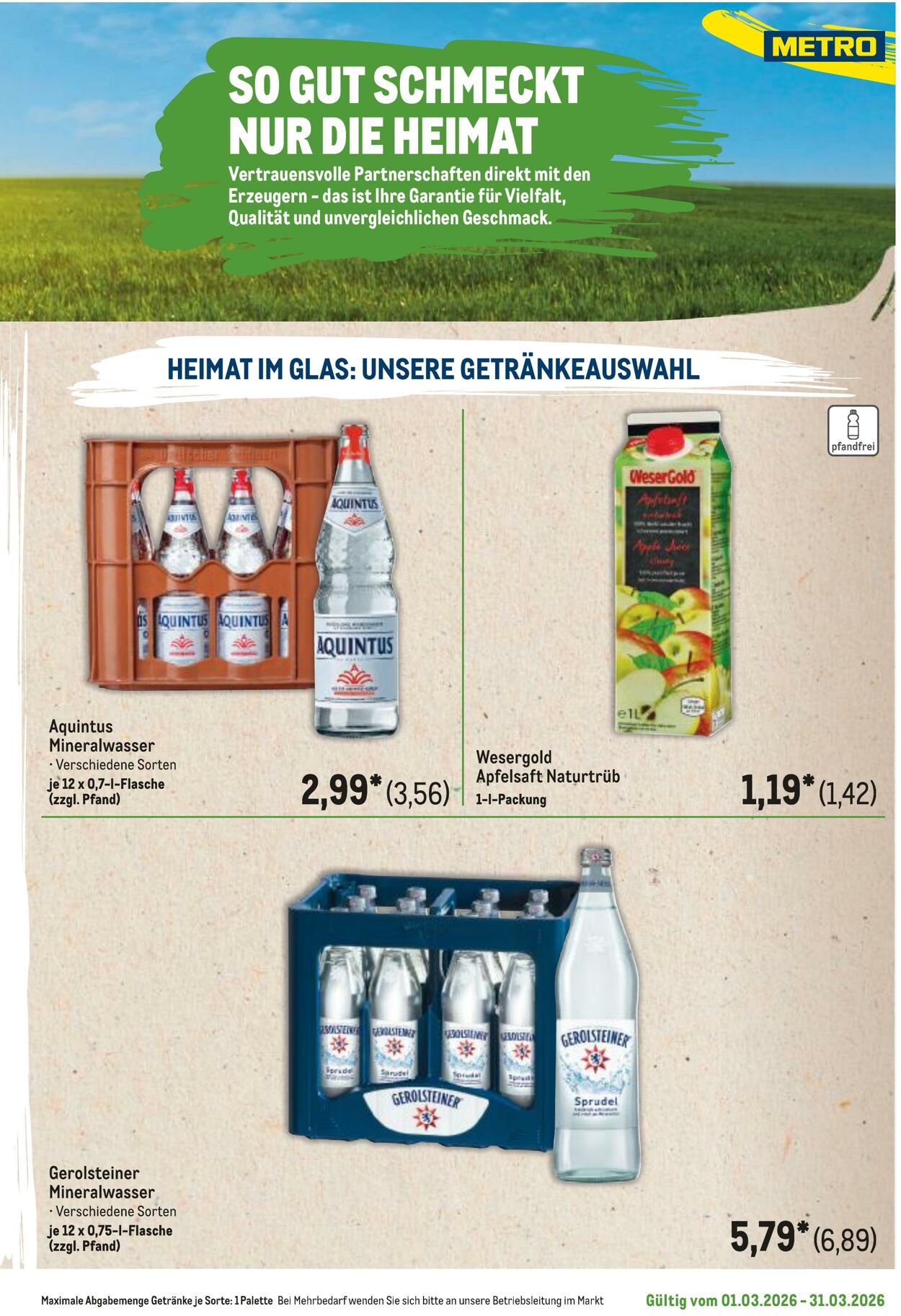 Prospekt Metro 01.03.2026 - 31.03.2026
