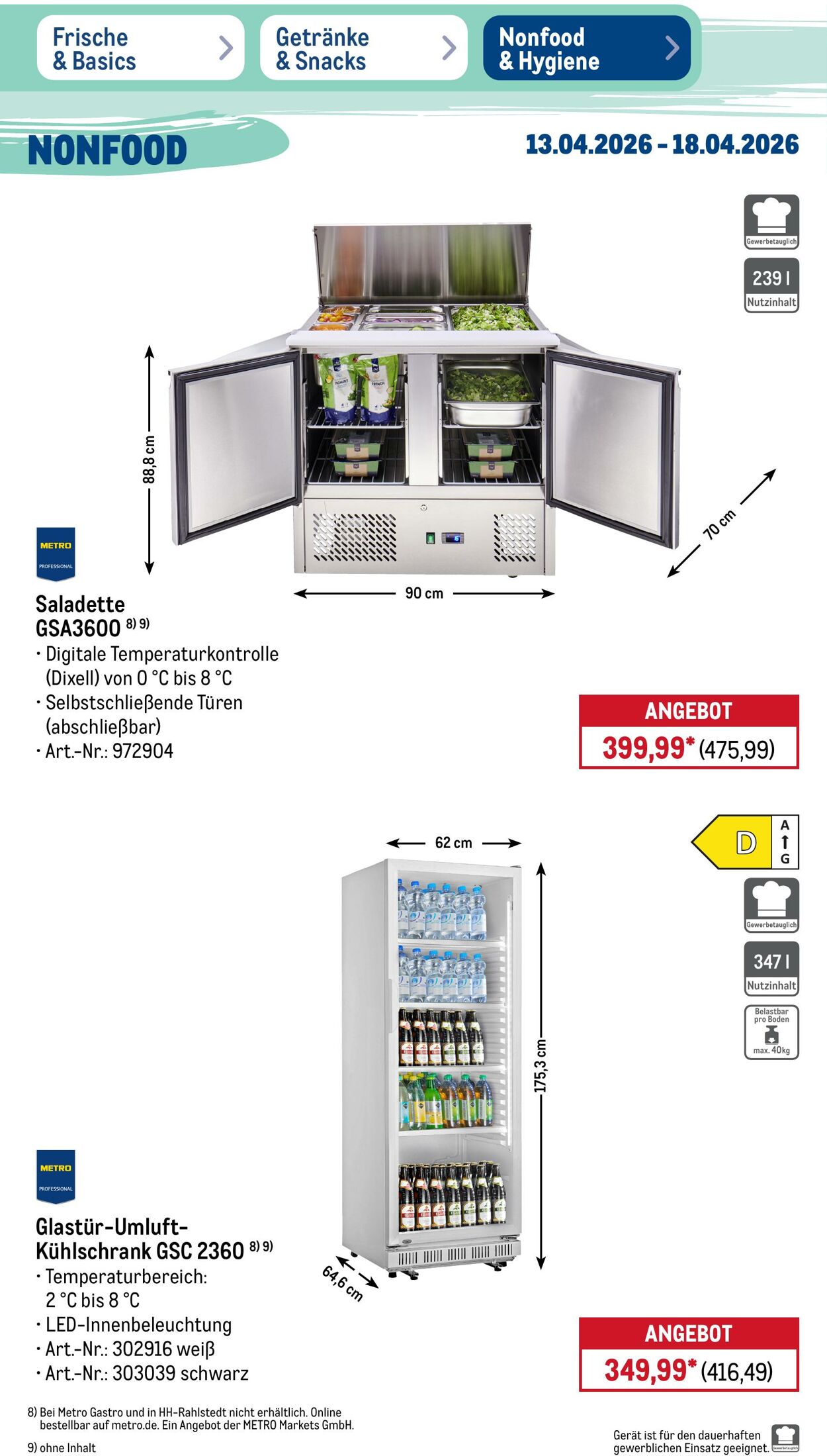 Prospekt Metro 13.04.2026 - 18.04.2026