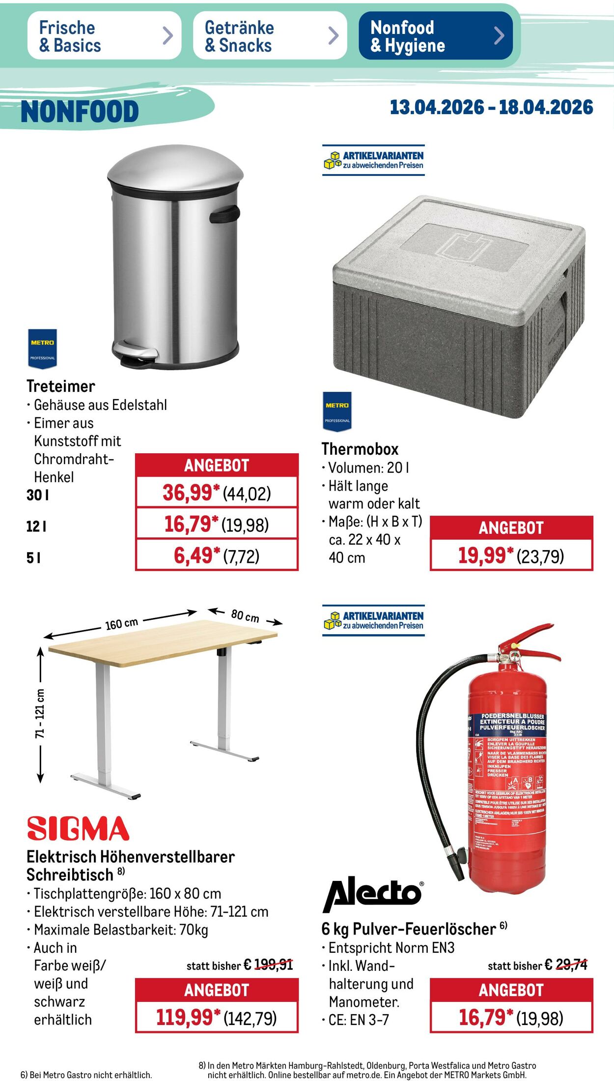 Prospekt Metro 13.04.2026 - 18.04.2026