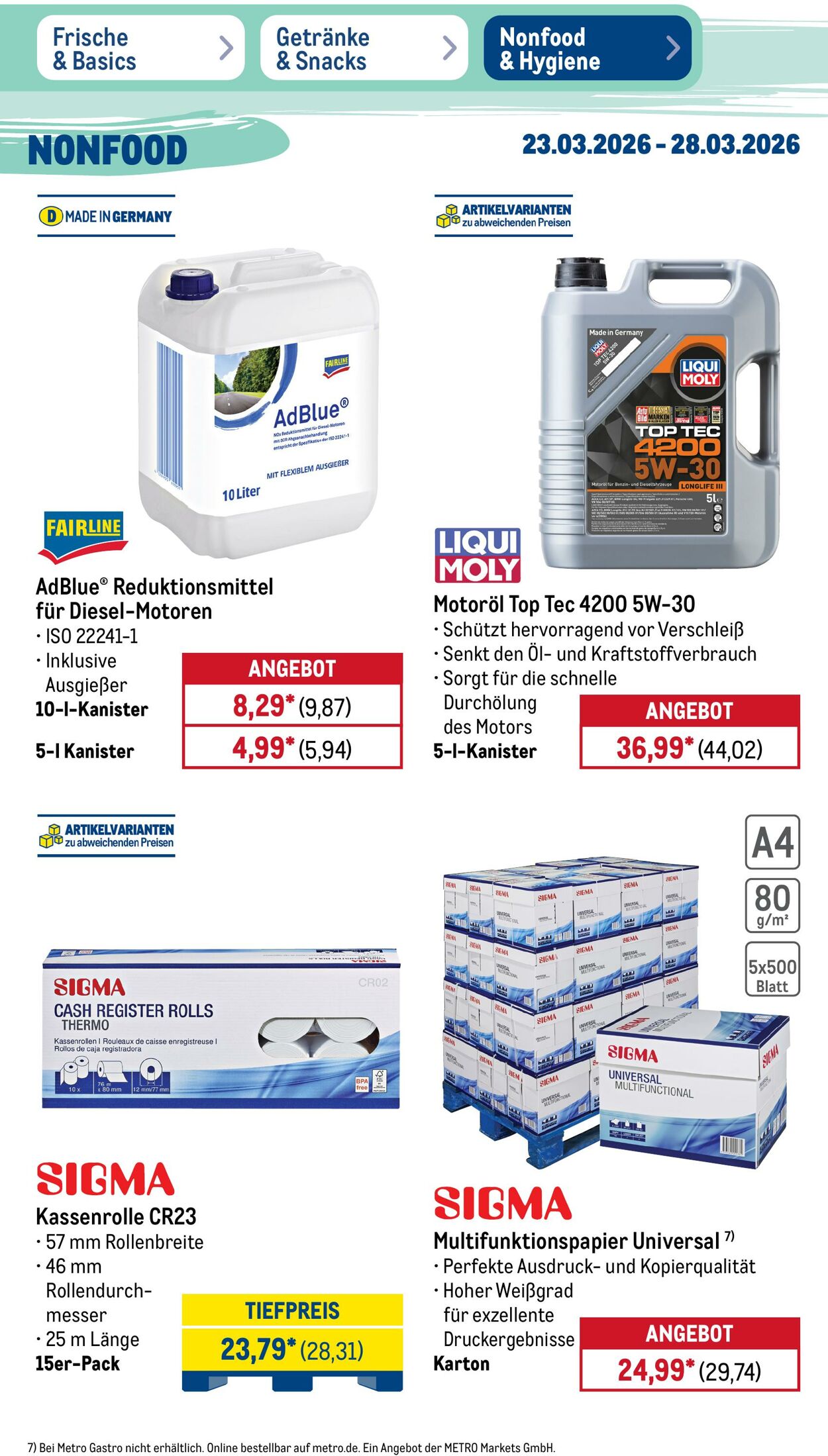 Prospekt Metro 23.03.2026 - 28.03.2026
