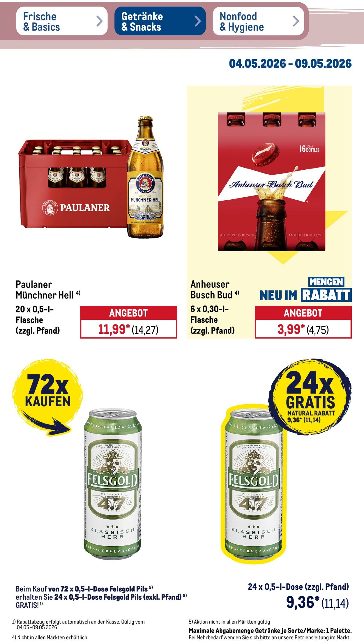 Prospekt Metro 04.05.2026 - 09.05.2026