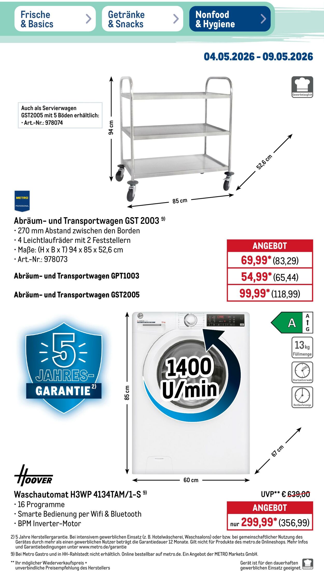 Prospekt Metro 04.05.2026 - 09.05.2026