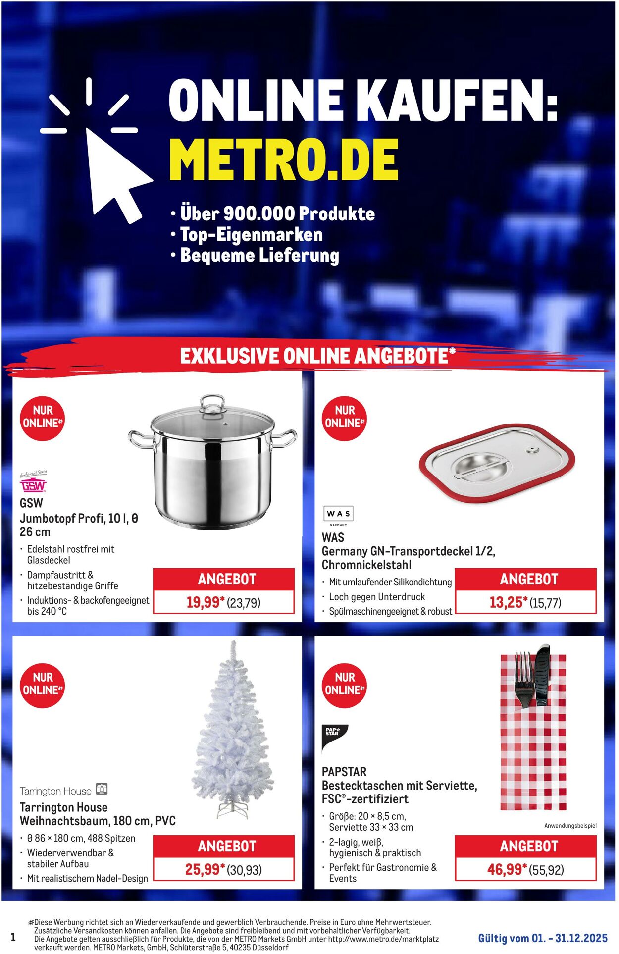 Prospekt Metro 17.12.2025 - 31.12.2025