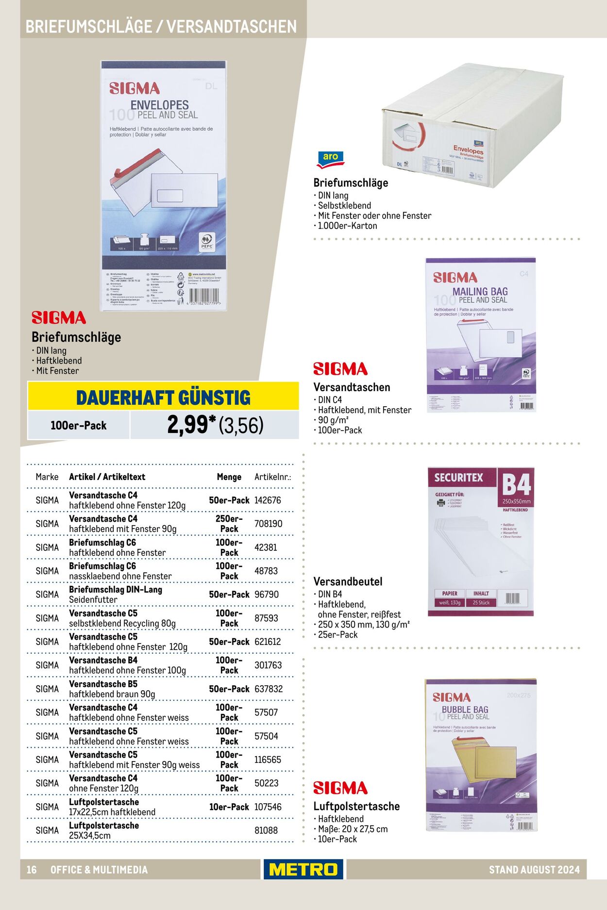 Prospekt Metro 25.08.2025 - 01.09.2025