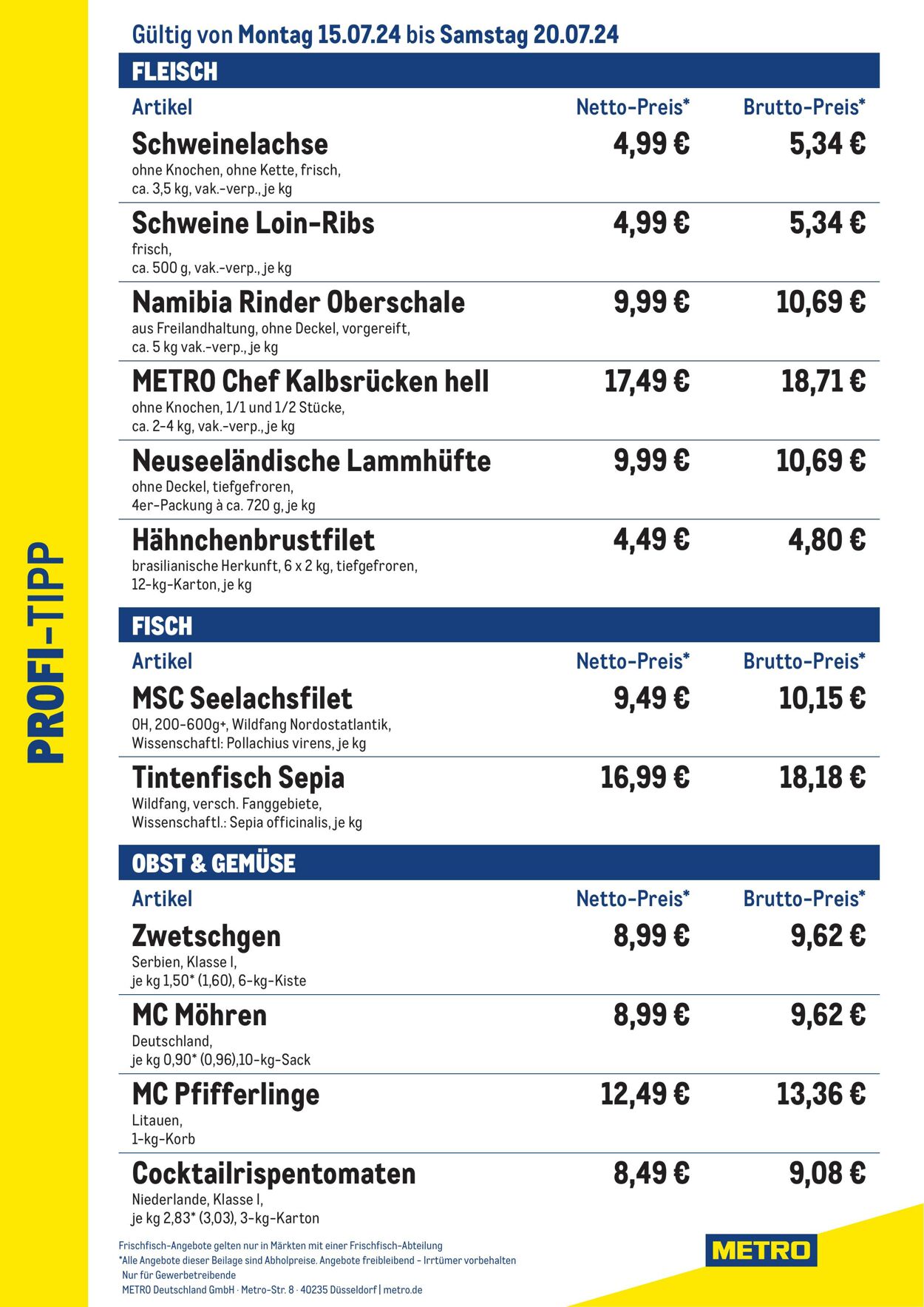 Prospekt Metro 15.07.2024 - 20.07.2024