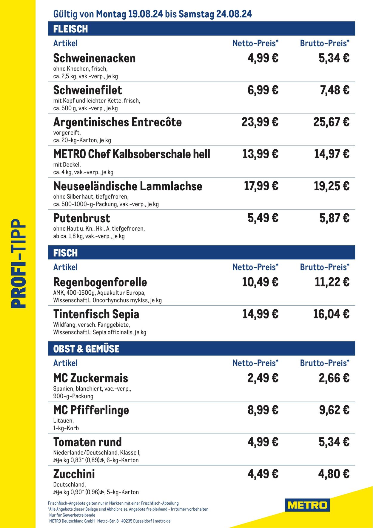 Prospekt Metro 19.08.2024 - 24.08.2024