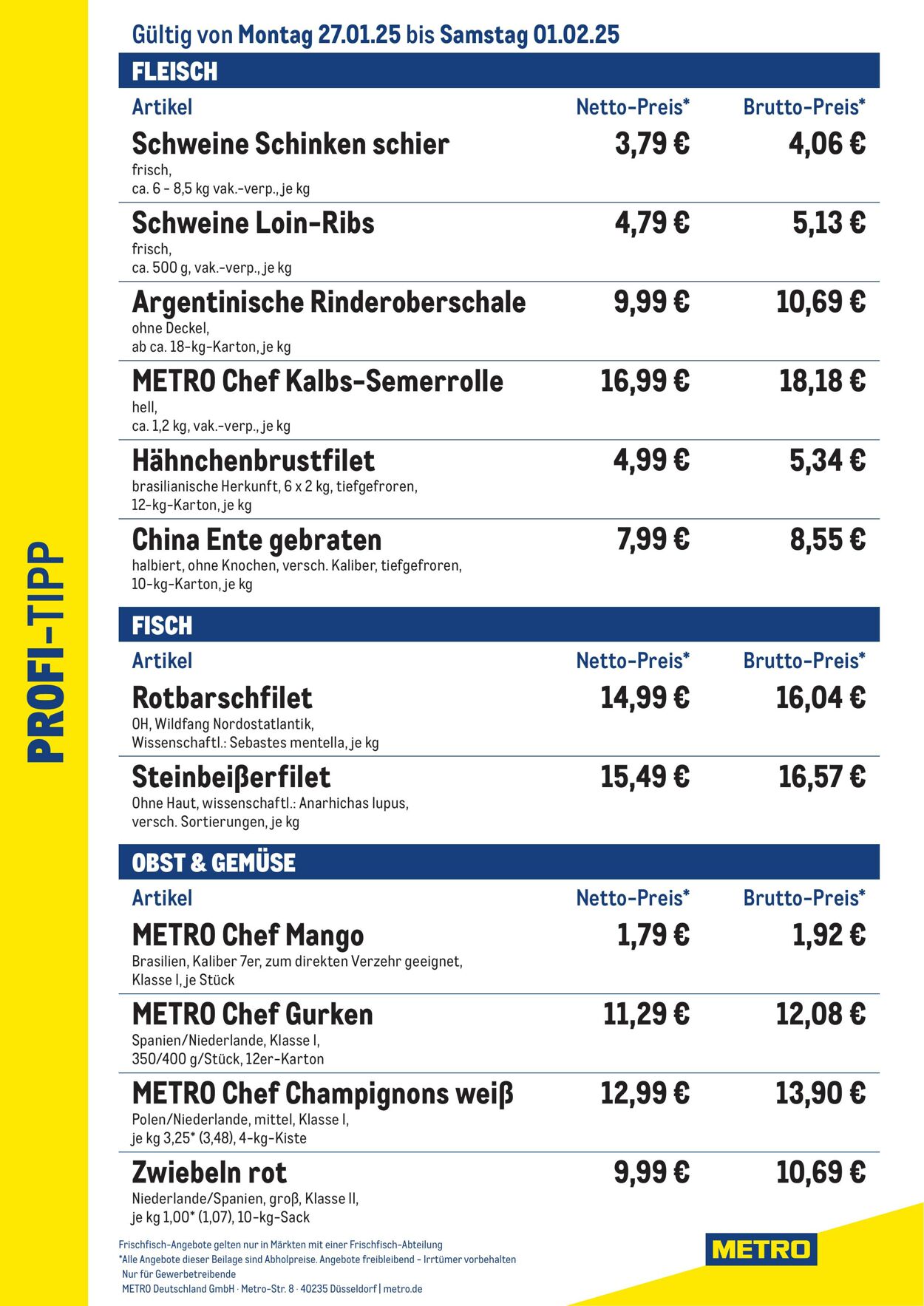 Prospekt Metro 28.01.2025 - 04.02.2025