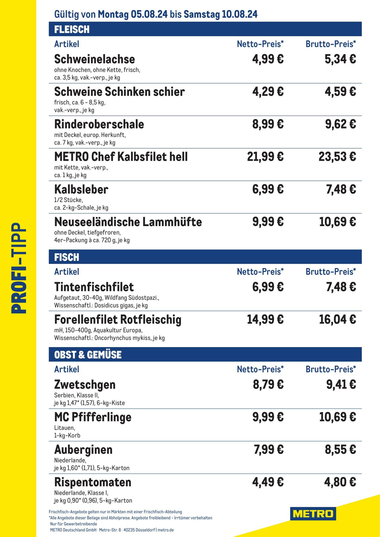 Prospekt Metro 05.08.2024 - 10.08.2024