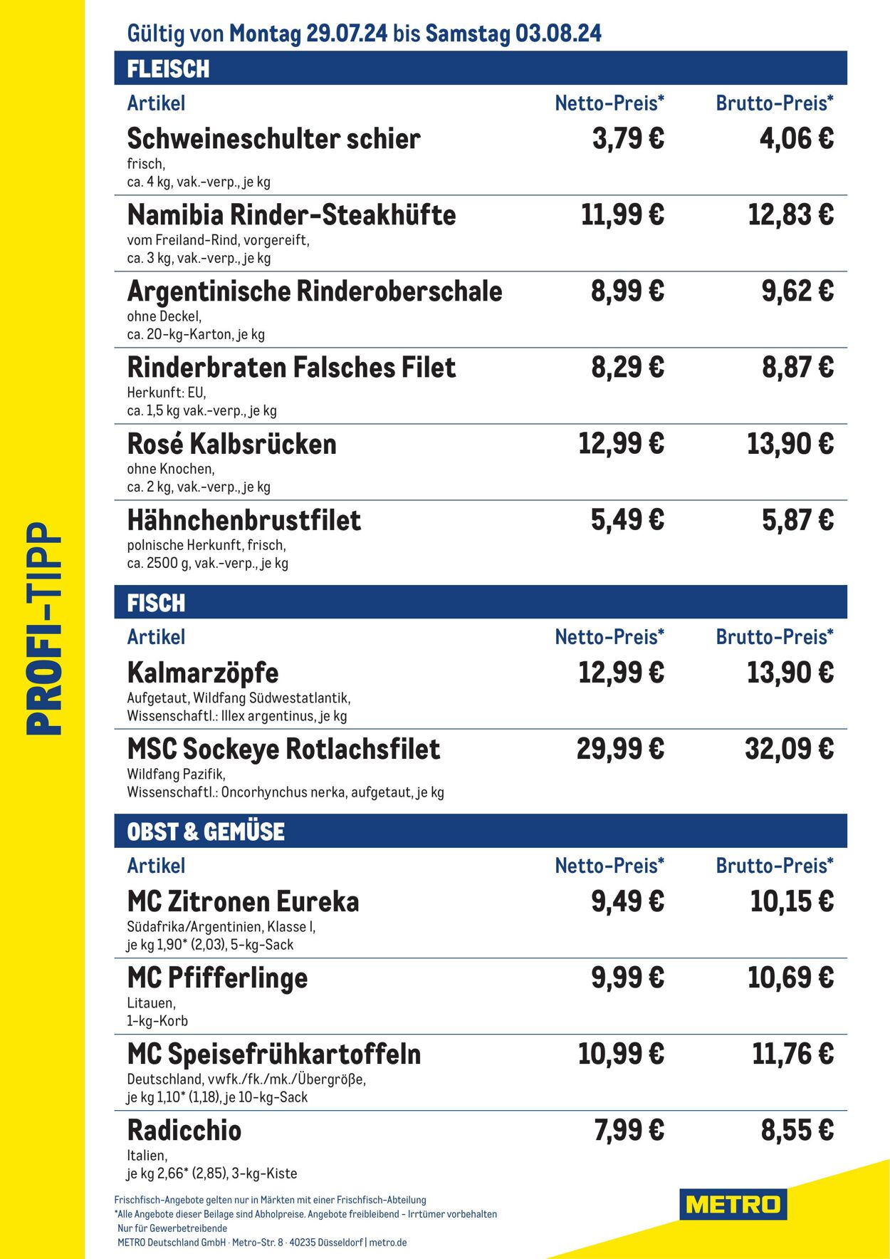 Prospekt Metro 29.07.2024 - 03.08.2024