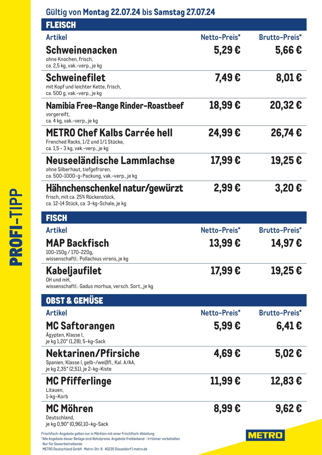 Prospekt Metro 22.07.2024 - 27.07.2024