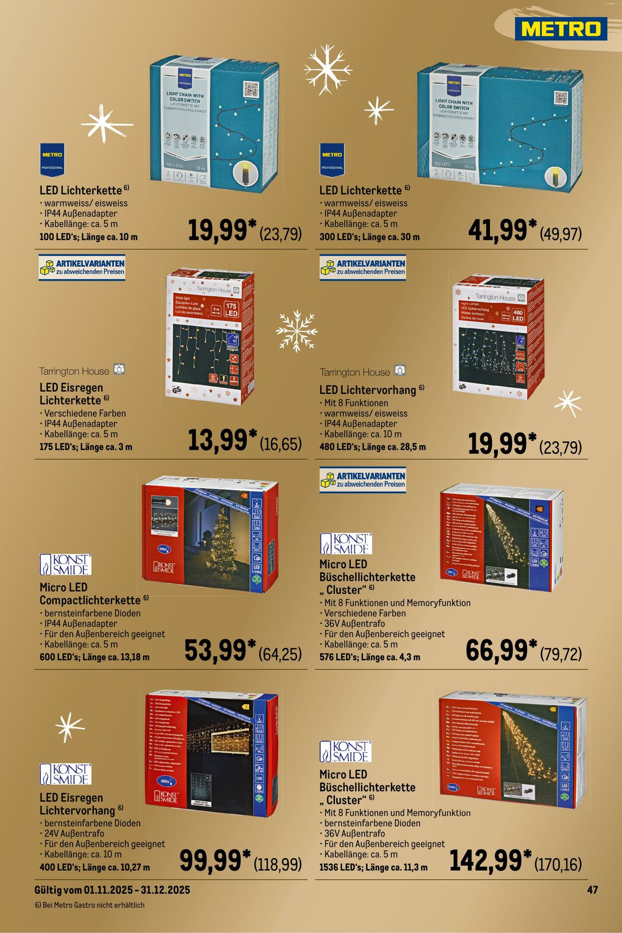 Prospekt Metro 17.12.2025 - 31.12.2025