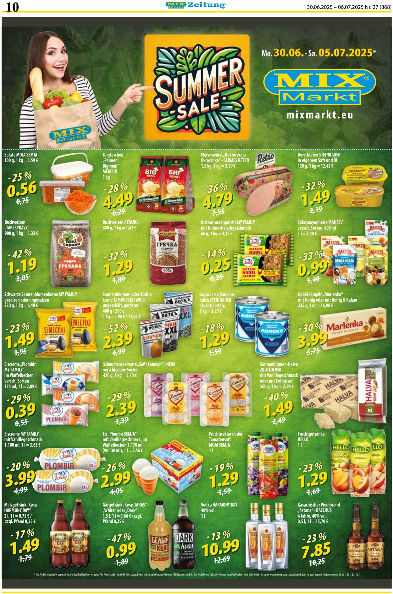 Prospekt Mix Markt 30.06.2025 - 06.07.2025