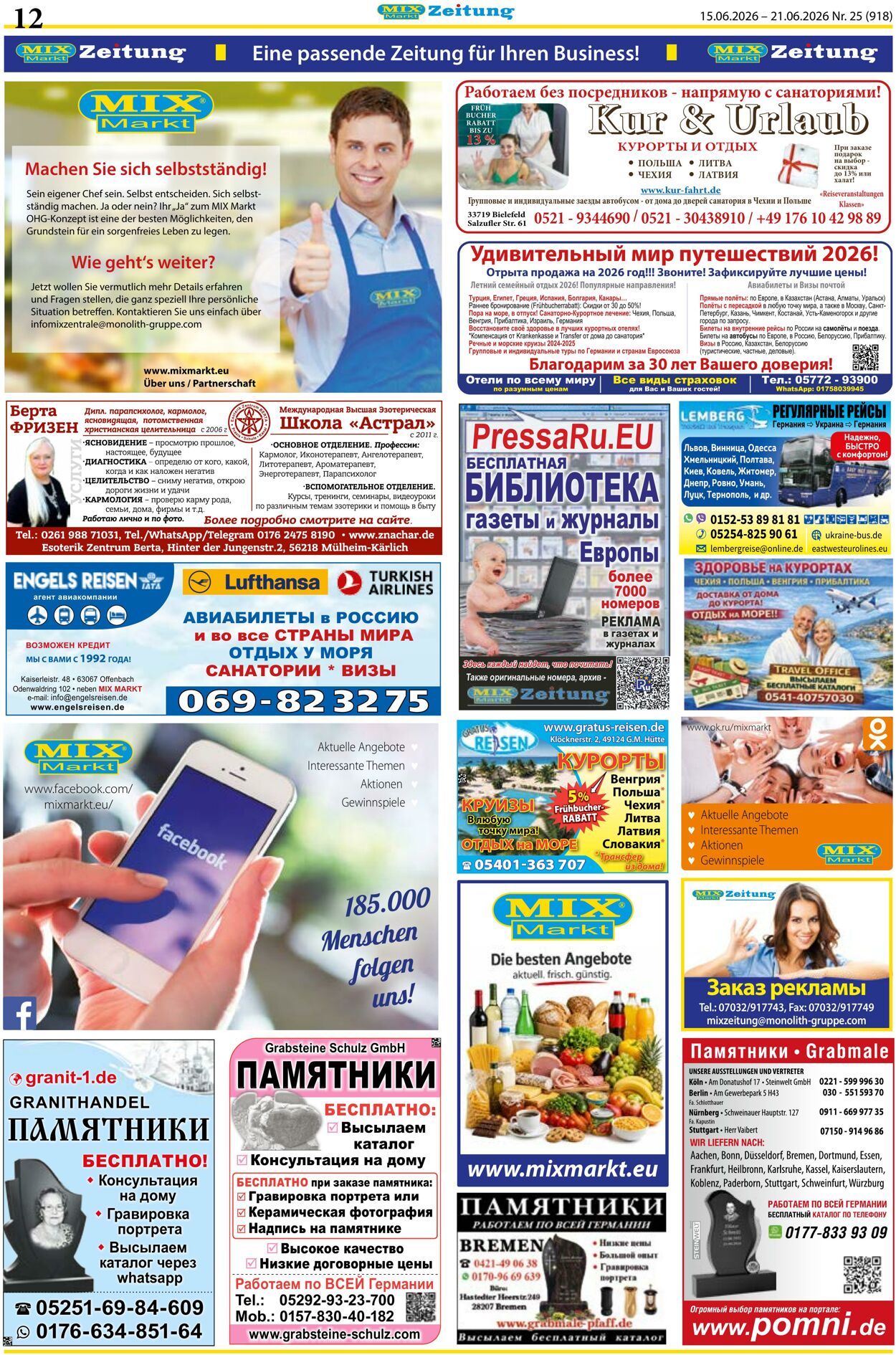 Prospekt Mix Markt 15.06.2026 - 21.06.2026