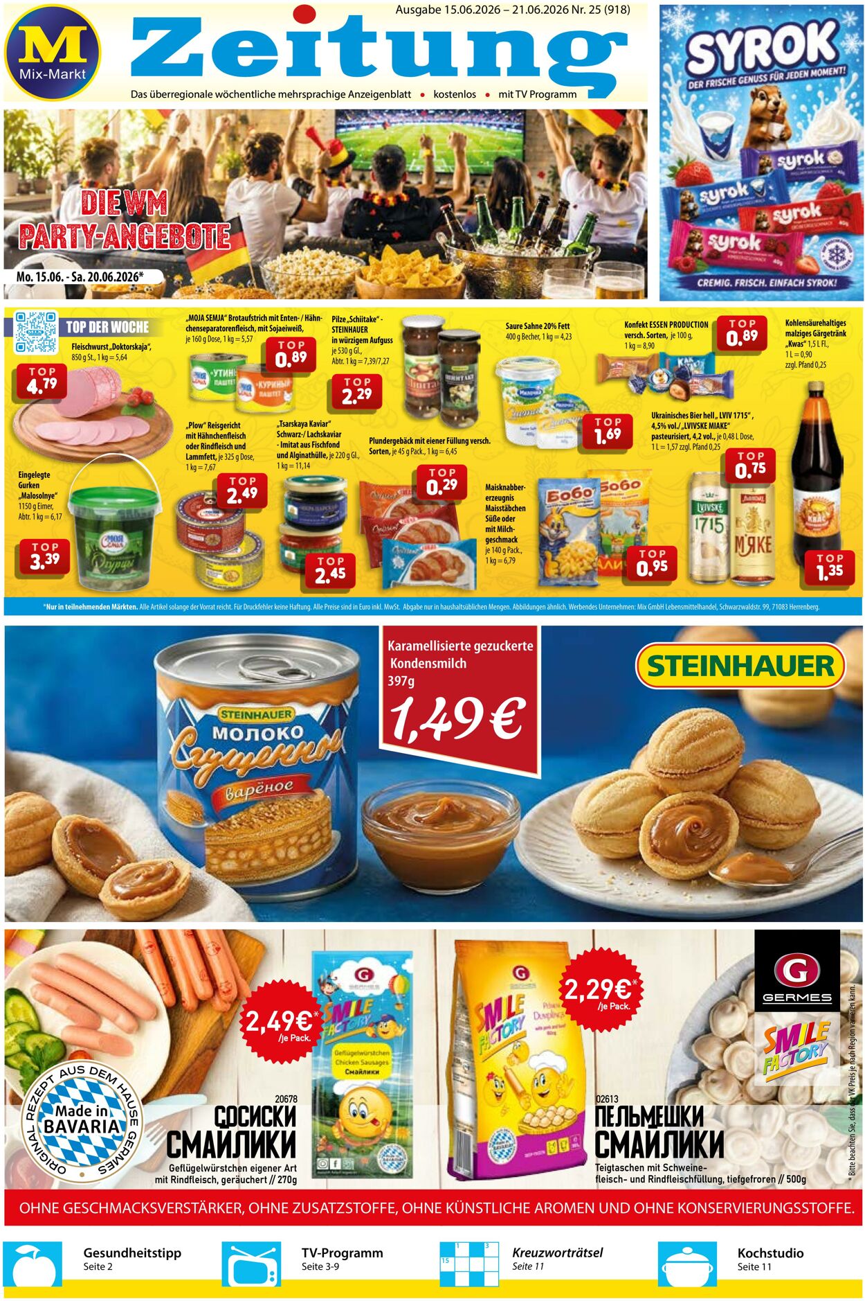 Prospekt Mix Markt 15.06.2026 - 21.06.2026