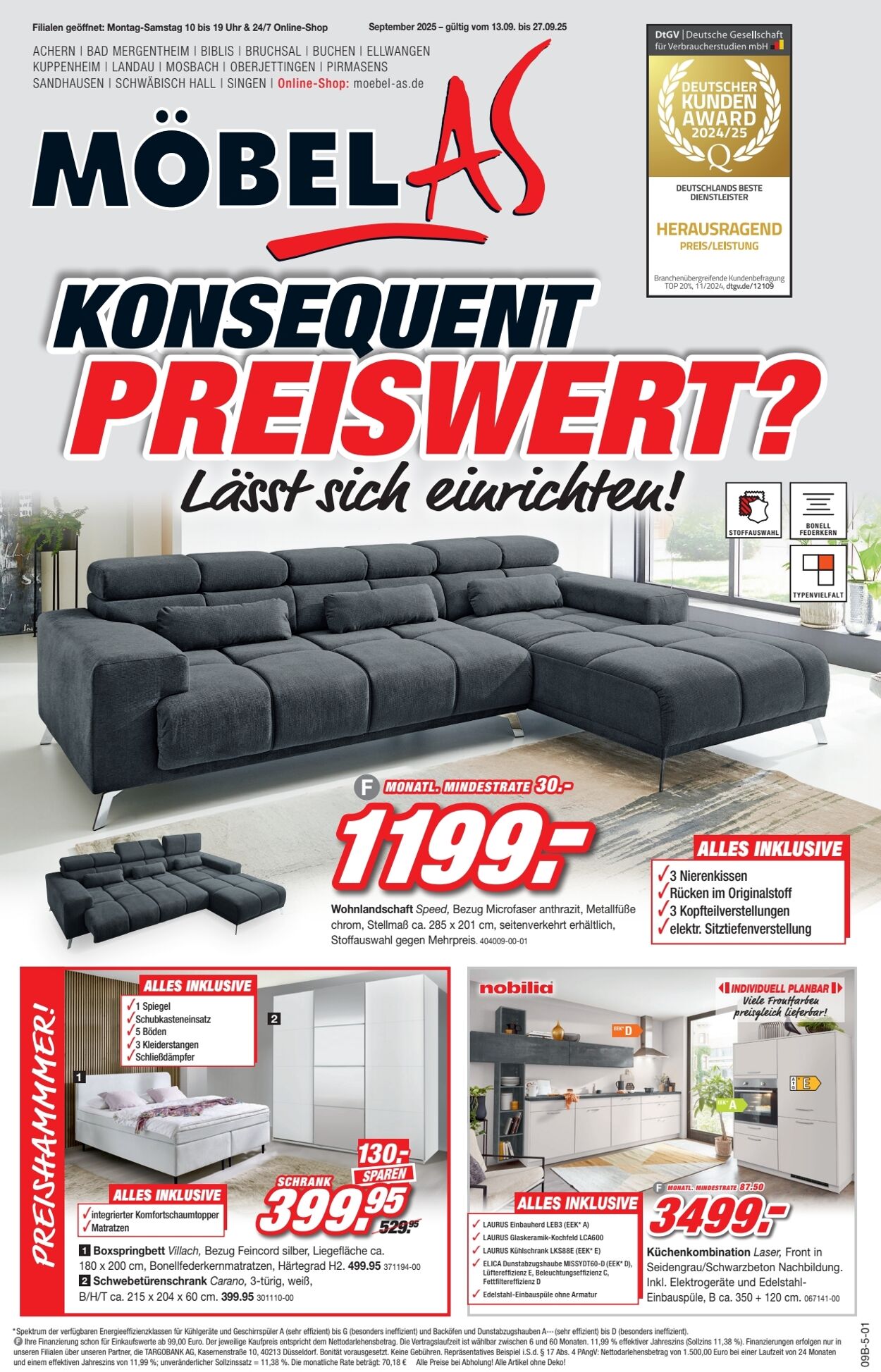 Prospekt Möbel AS 13.09.2025 - 27.09.2025