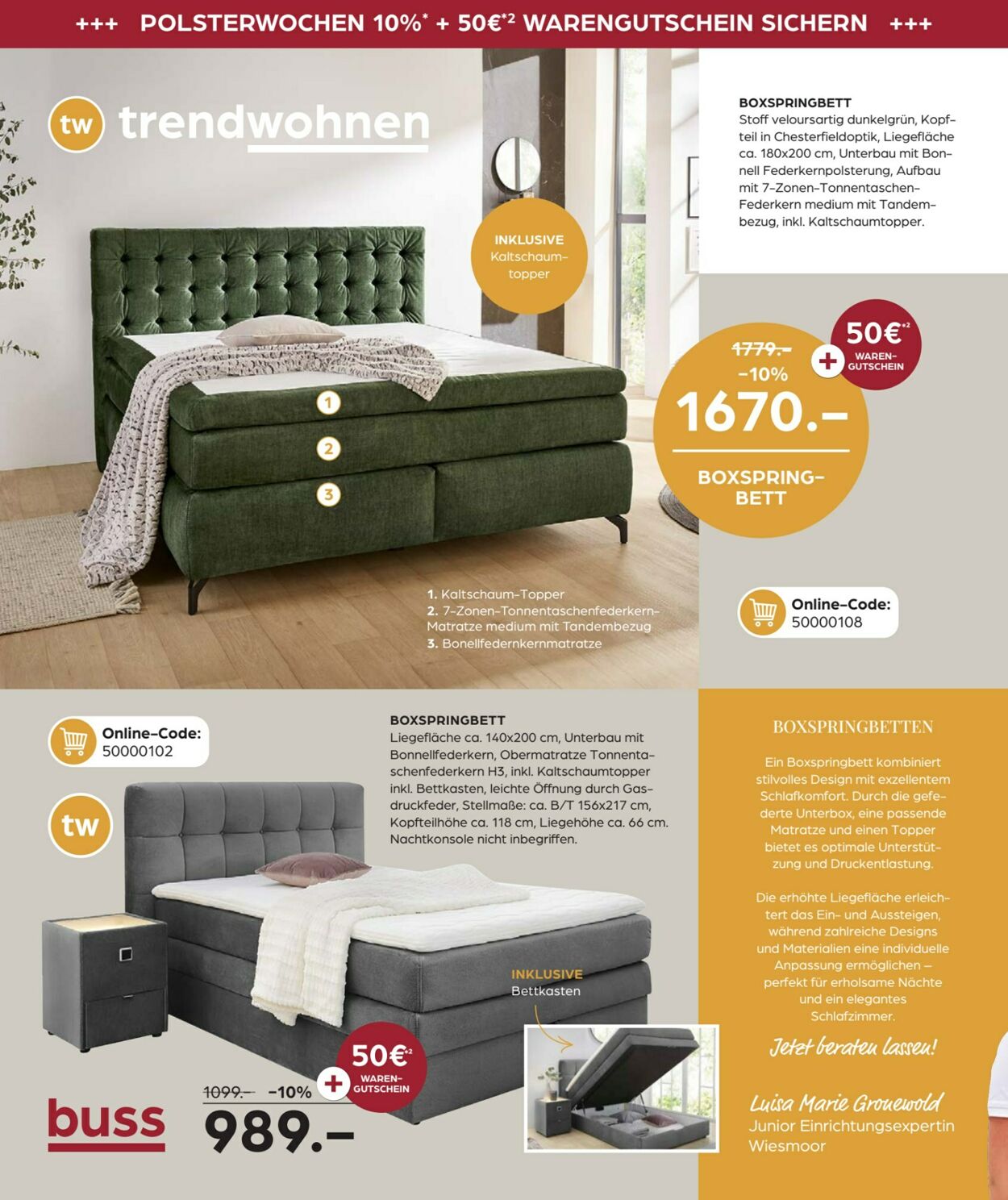 Prospekt Möbel Buss 10.10.2025 - 27.10.2025