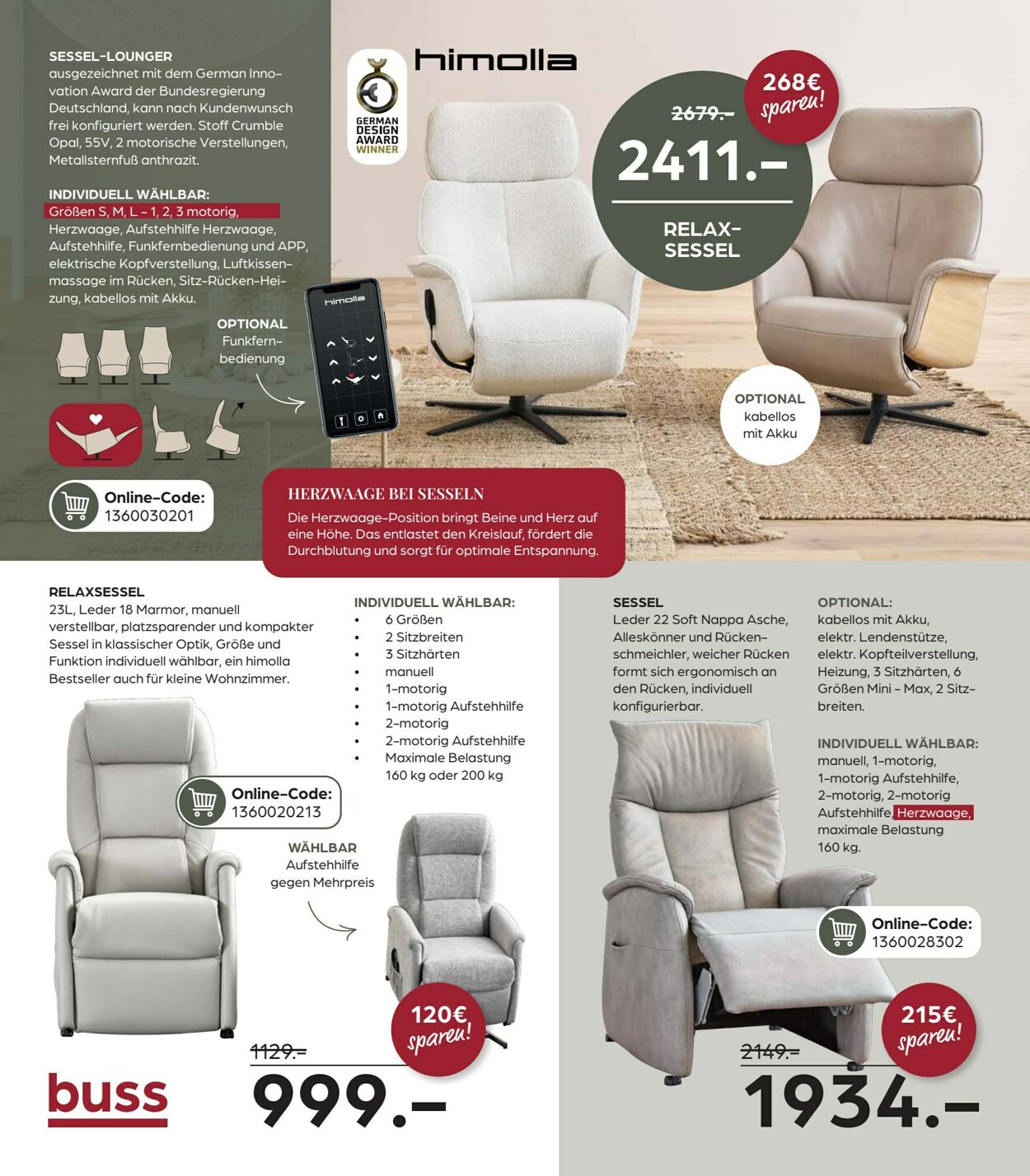 Prospekt Möbel Buss 12.12.2025 - 22.12.2025