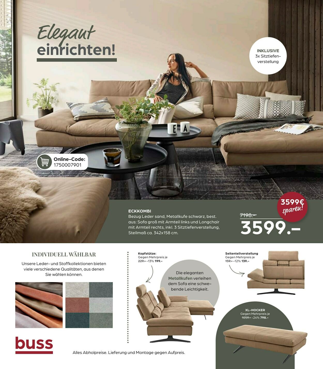 Prospekt Möbel Buss 06.11.2025 - 24.11.2025
