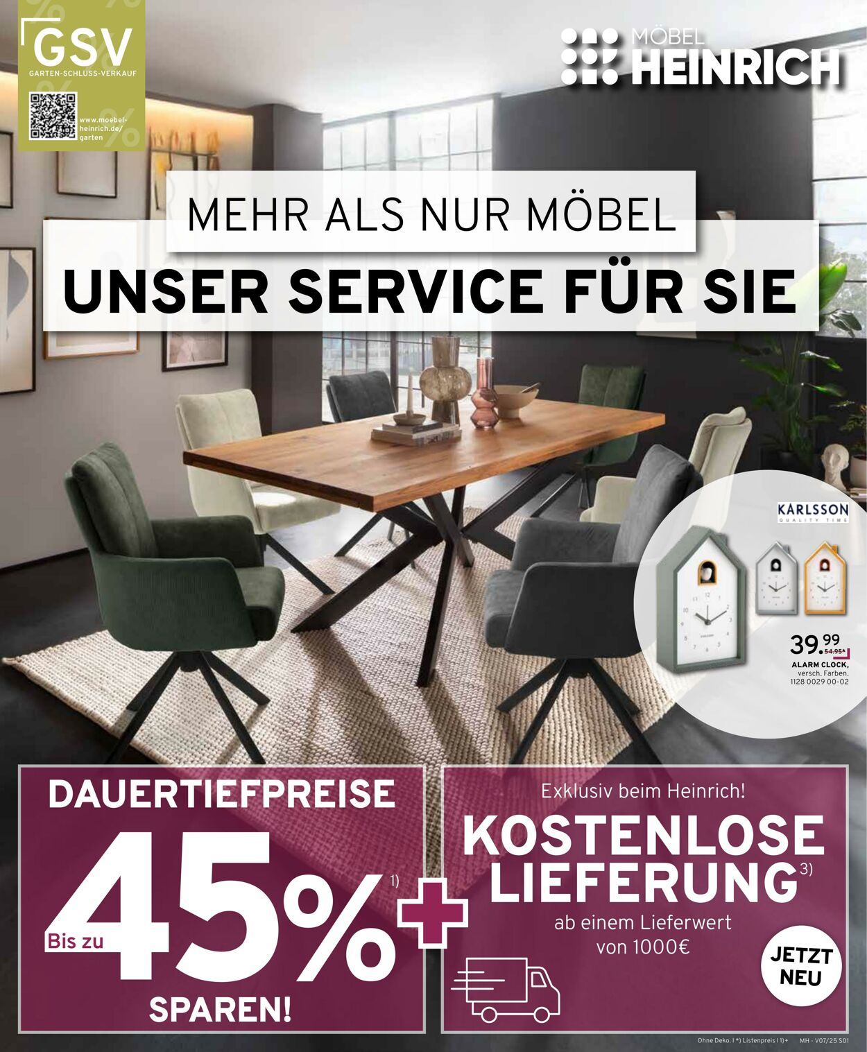 Prospekt Möbel Heinrich 02.07.2025 - 29.07.2025