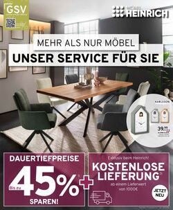 Prospekt Möbel Heinrich 02.07.2025 - 29.07.2025
