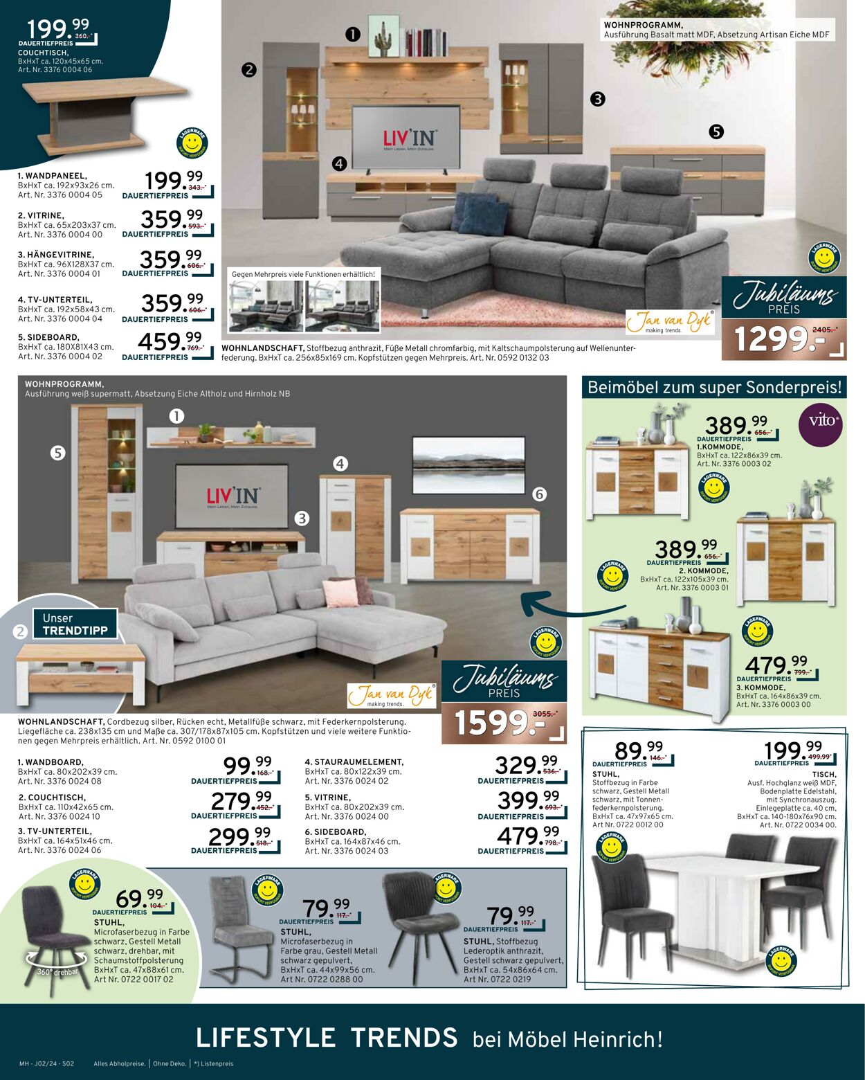 Prospekt Möbel Heinrich 07.02.2024 - 06.03.2024