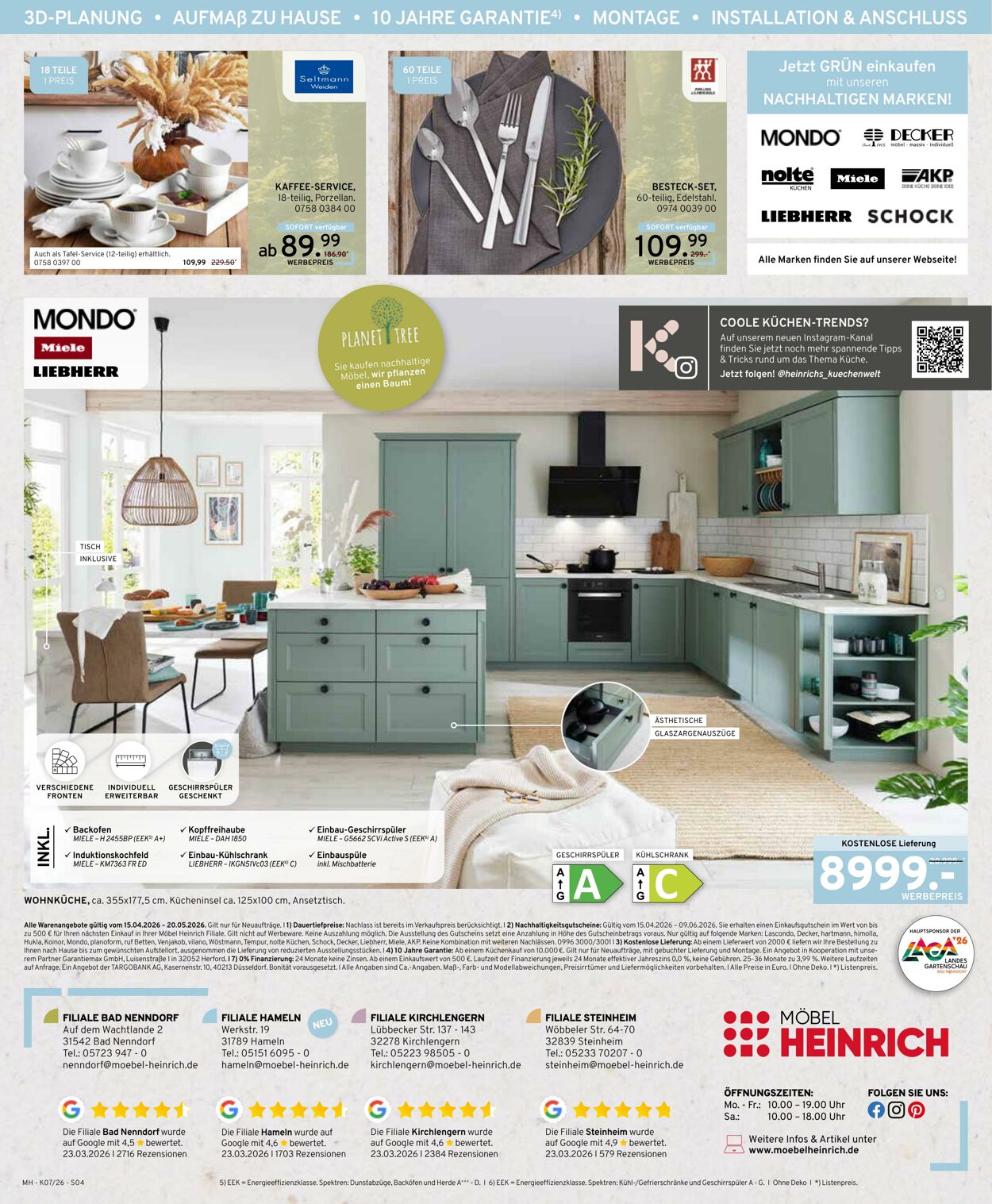 Prospekt Möbel Heinrich 15.04.2026 - 20.05.2026