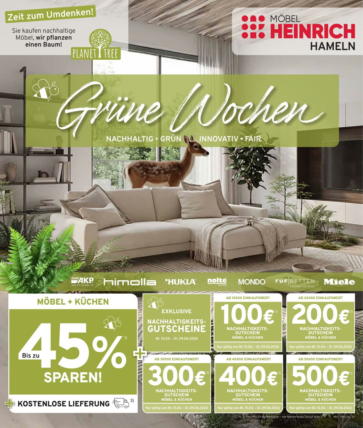 Prospekt Möbel Heinrich 15.04.2026 - 20.05.2026